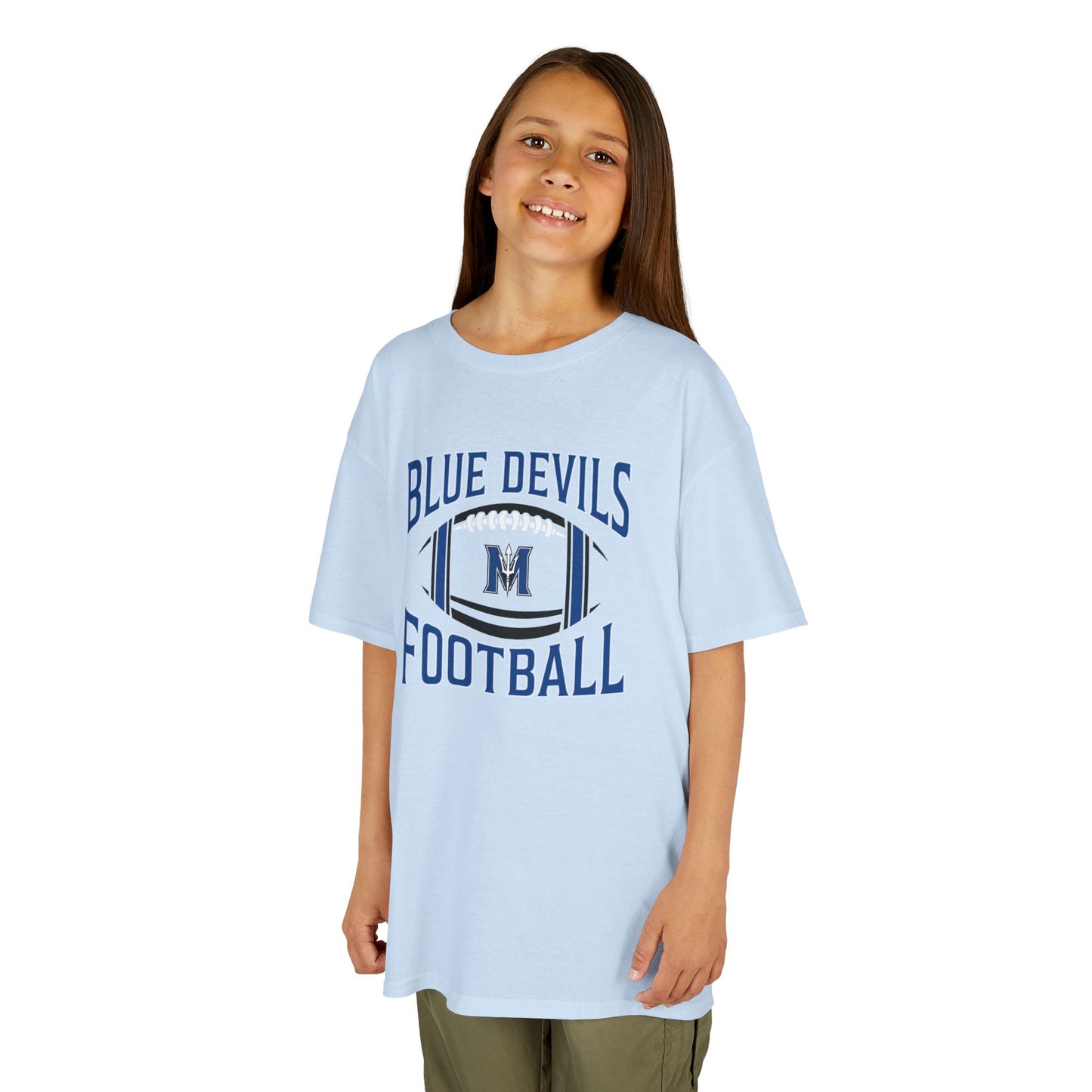 Kids Blue Devils Football Tee