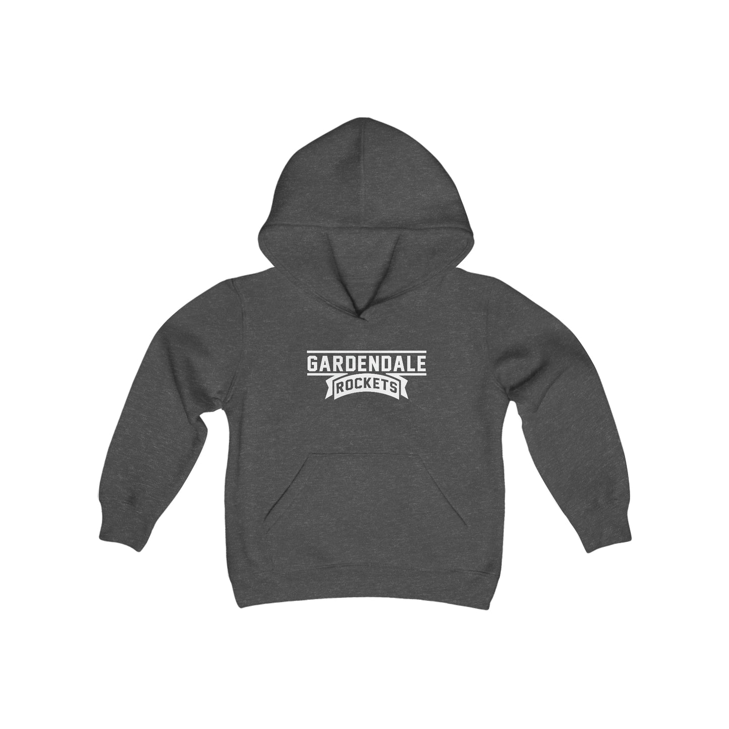 Gardendale Rockets Vintage Youth Heavy Blend Hooded Sweatshirt