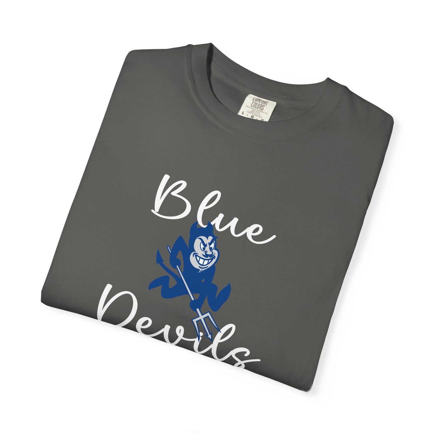 Blue Devils Retro Unisex Garment-Dyed T-Shirt