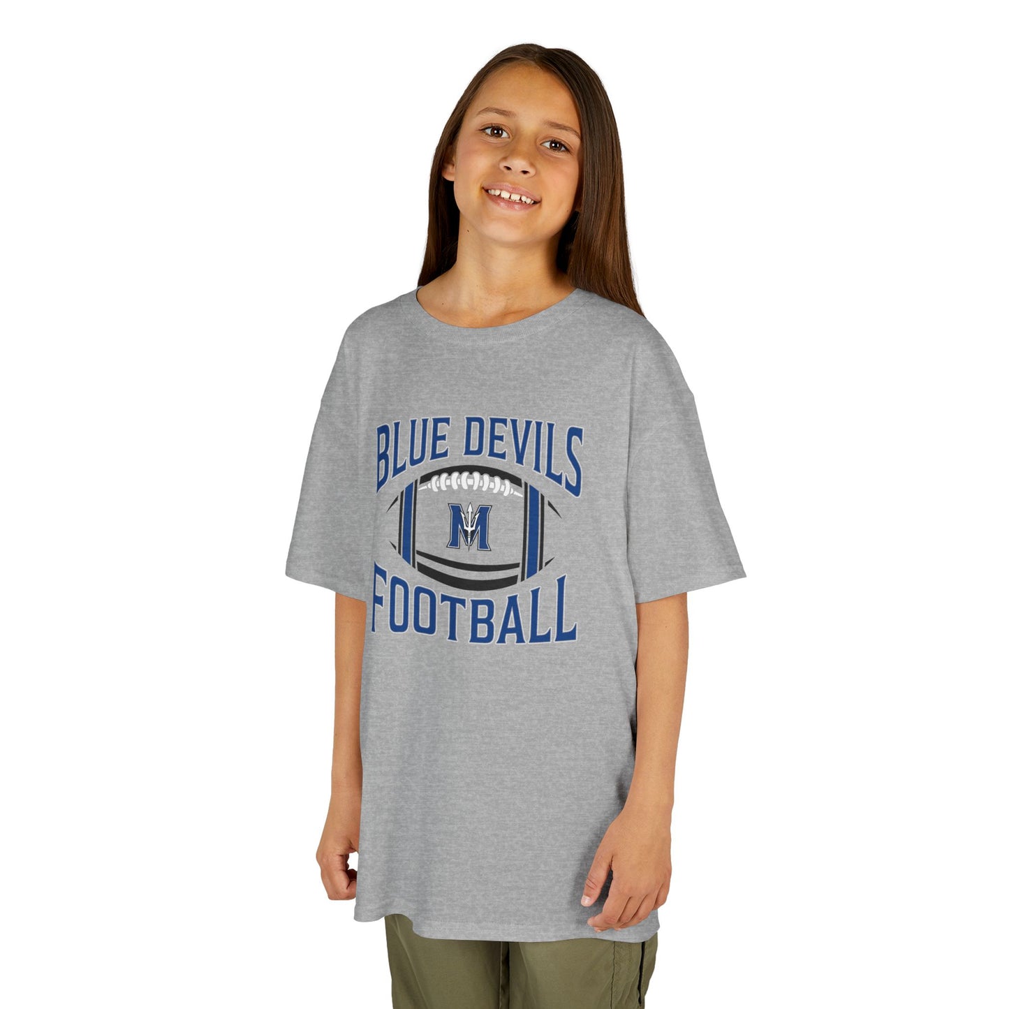 Kids Blue Devils Football Tee