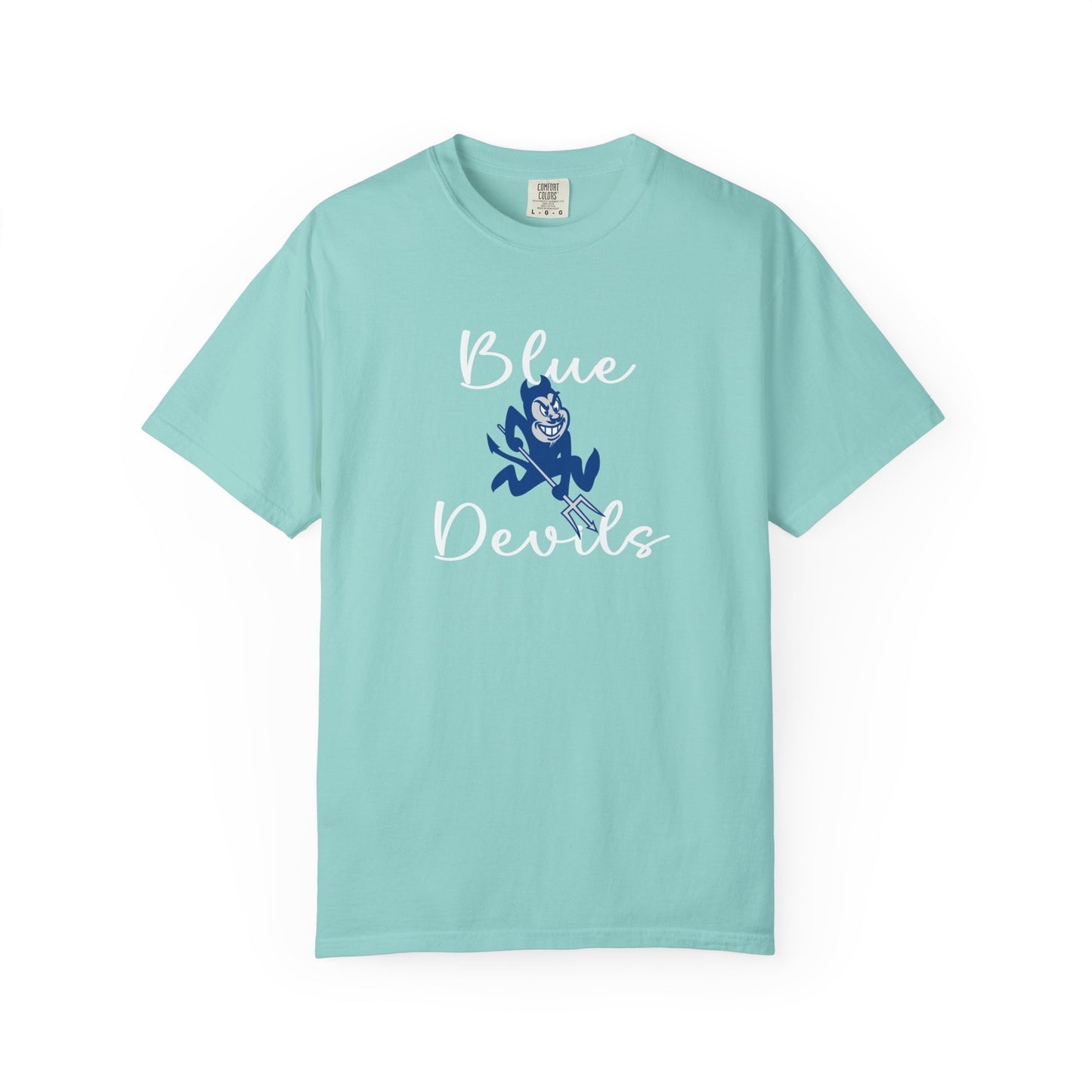 Blue Devils Retro Unisex Garment-Dyed T-Shirt