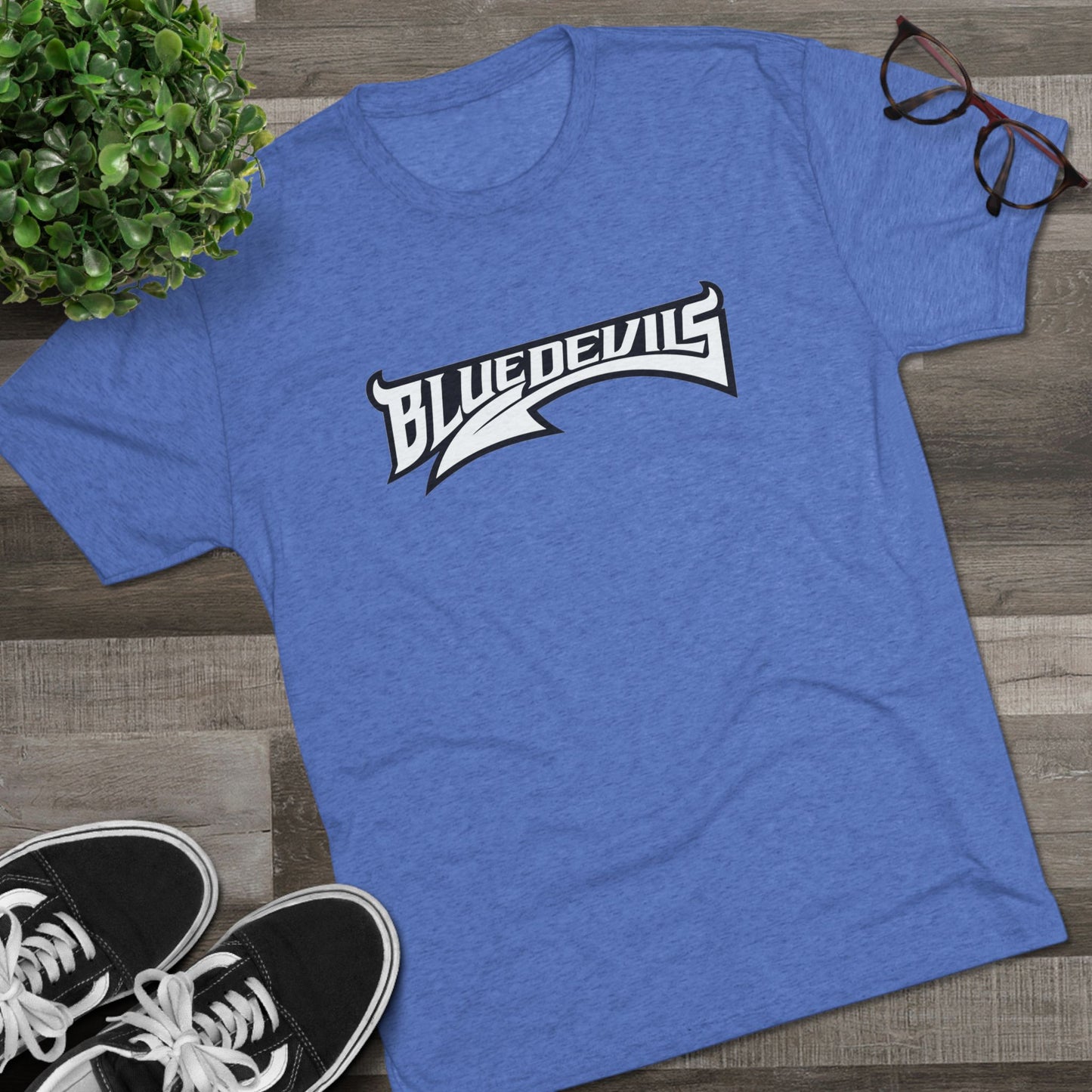 Blue Devils Unisex Tri-Blend Crew Tee