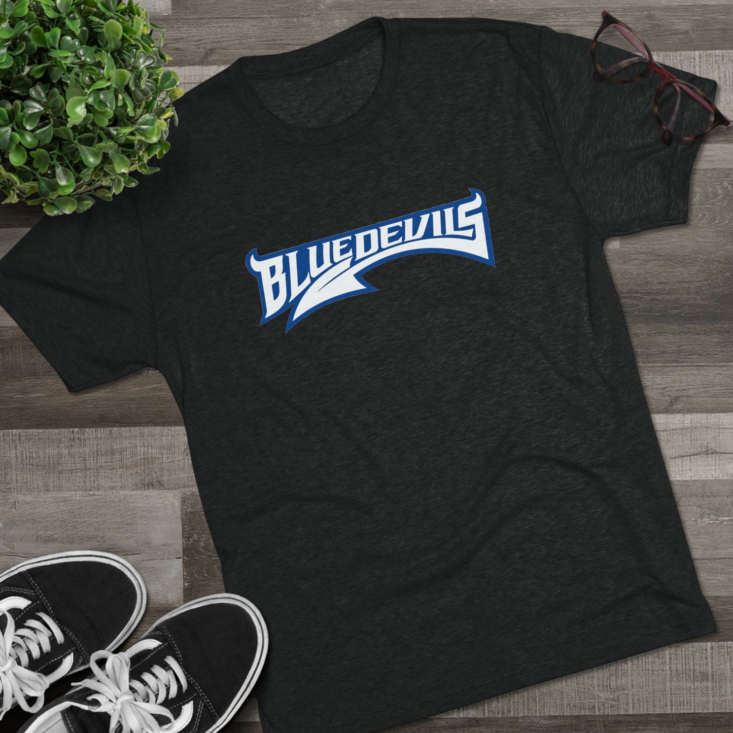 Blue Devils Unisex Tri-Blend Crew Tee
