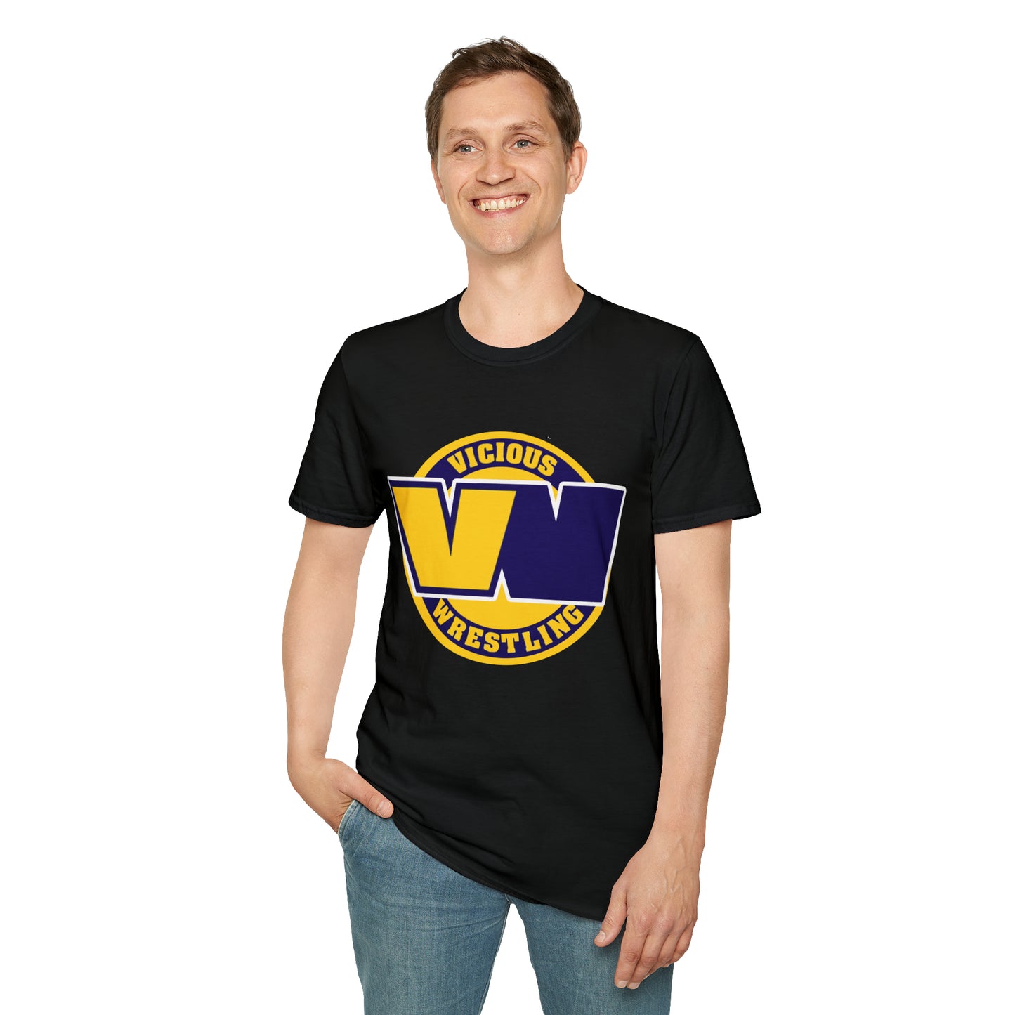 Vicious Wrestling Logo Softstyle T-Shirt