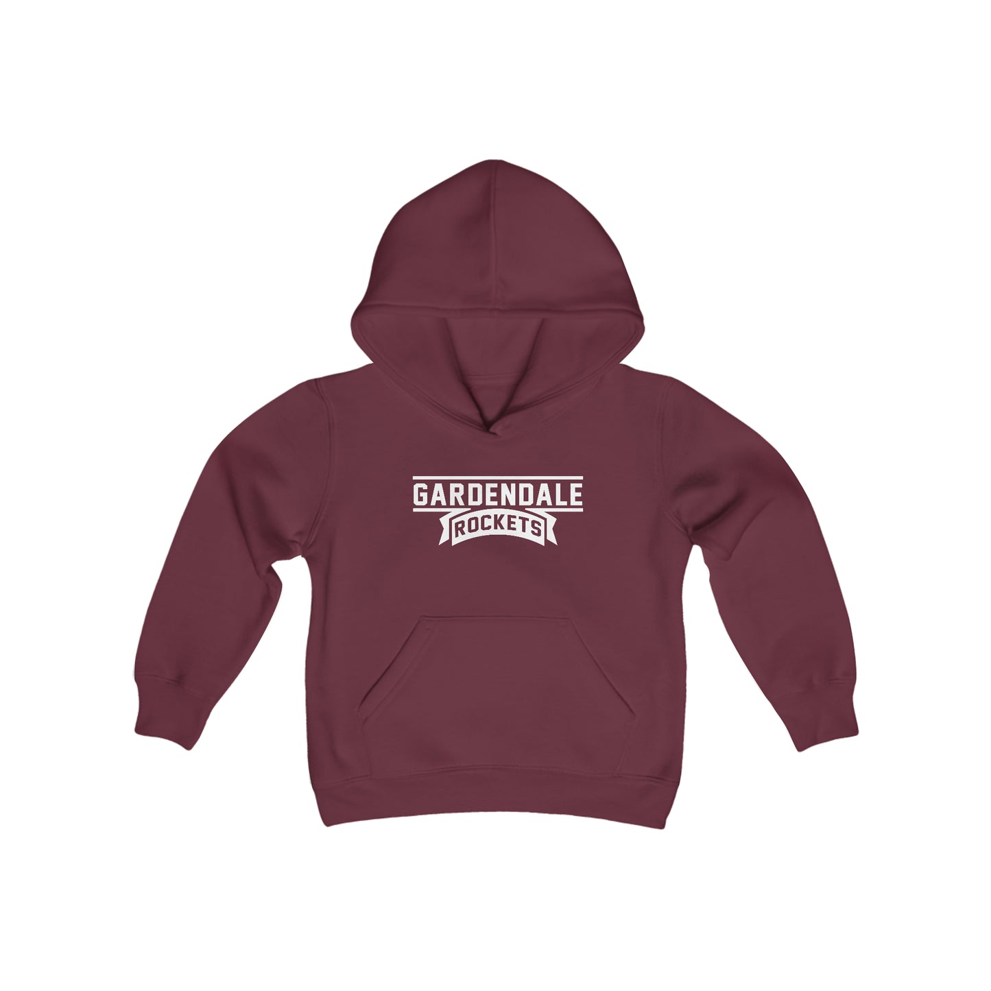 Gardendale Rockets Vintage Youth Heavy Blend Hooded Sweatshirt