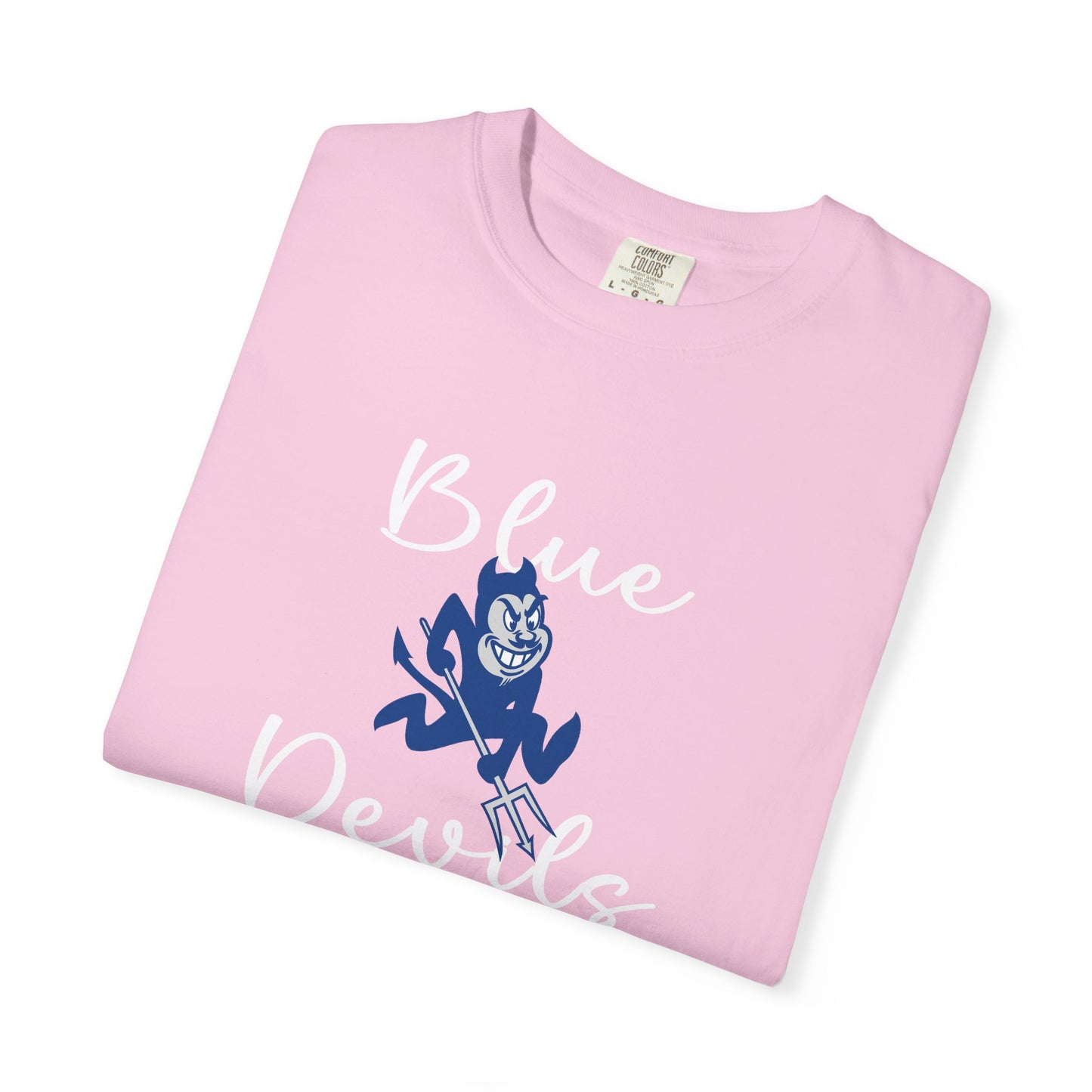 Blue Devils Retro Unisex Garment-Dyed T-Shirt