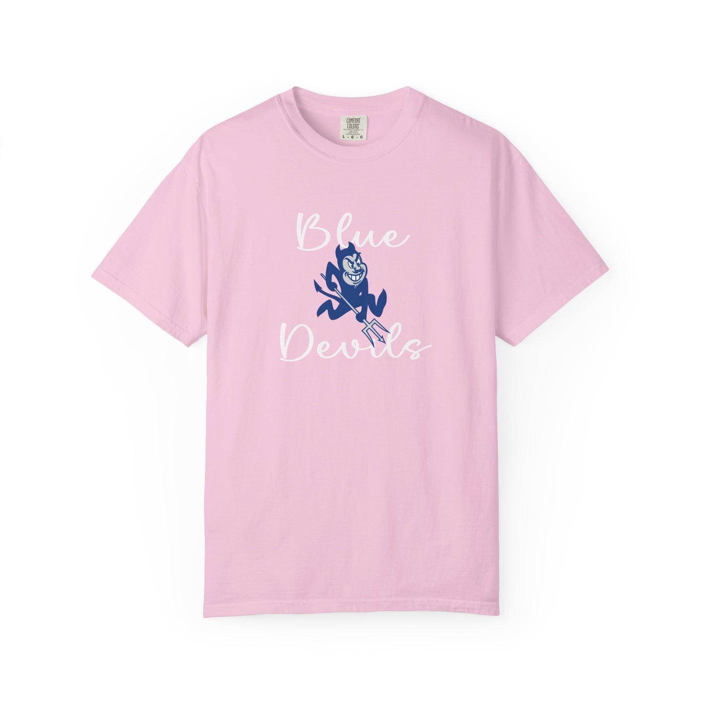 Blue Devils Retro Unisex Garment-Dyed T-Shirt