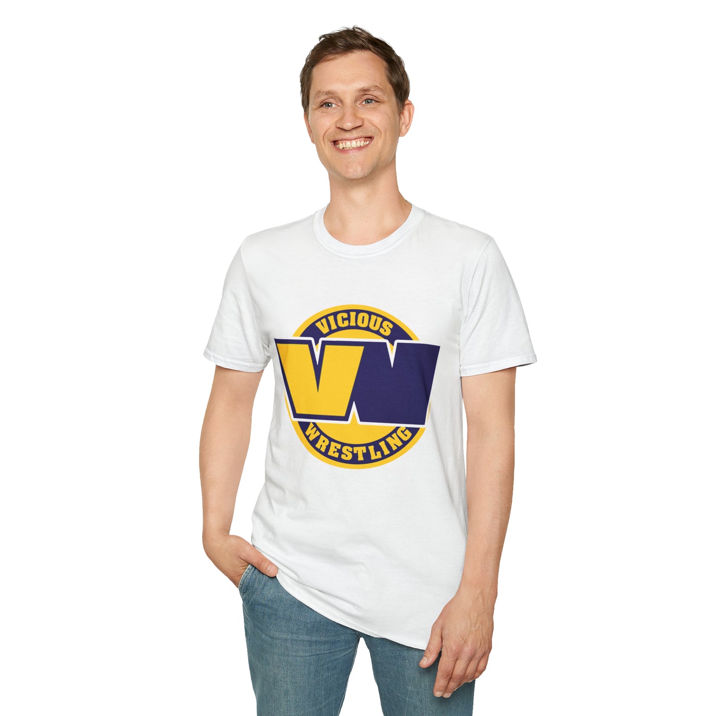 Vicious Wrestling Logo Softstyle T-Shirt