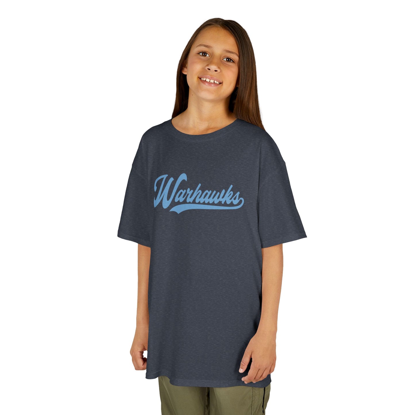 VB Warhawks Vintage Script Youth Heavy Cotton Tee