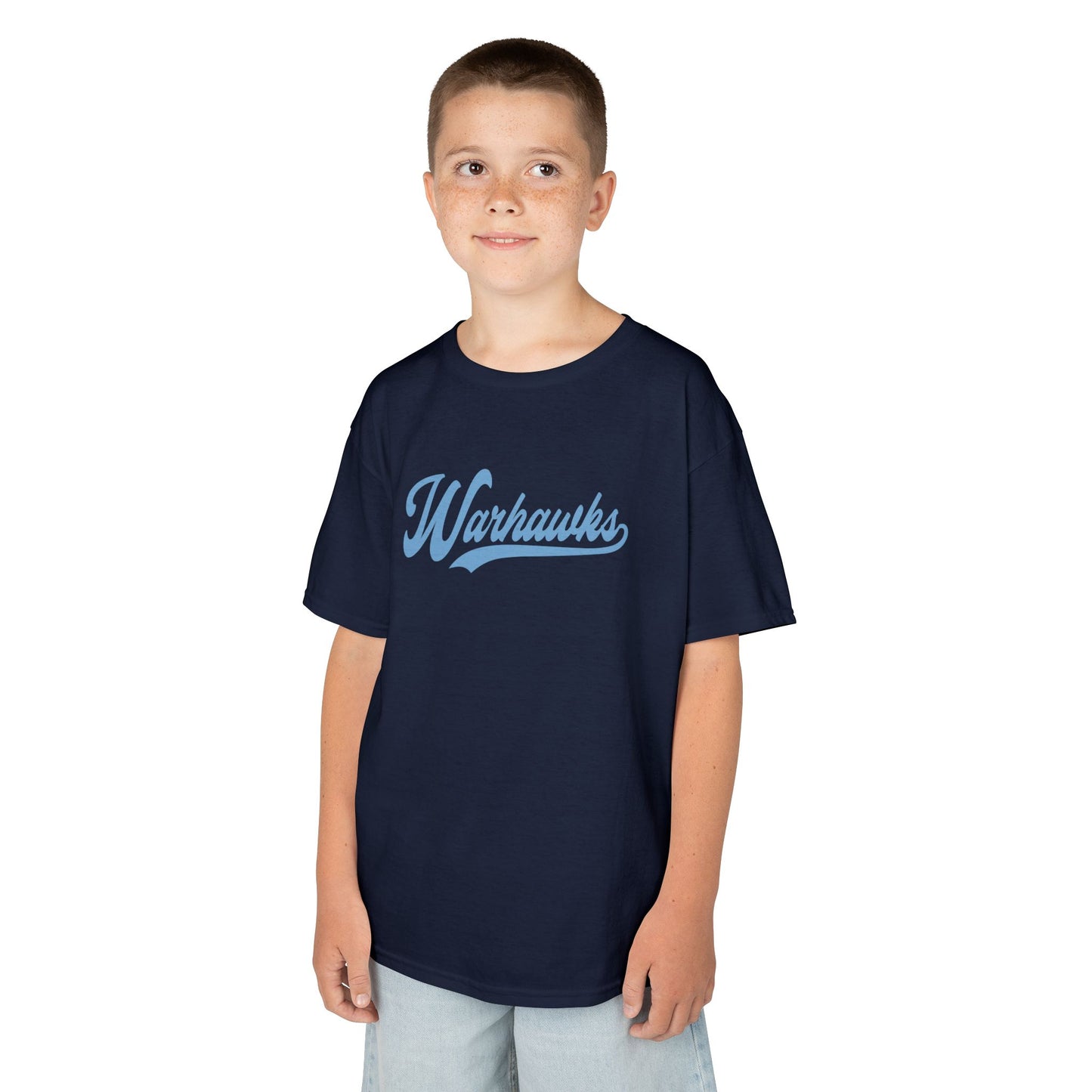 VB Warhawks Vintage Script Youth Heavy Cotton Tee