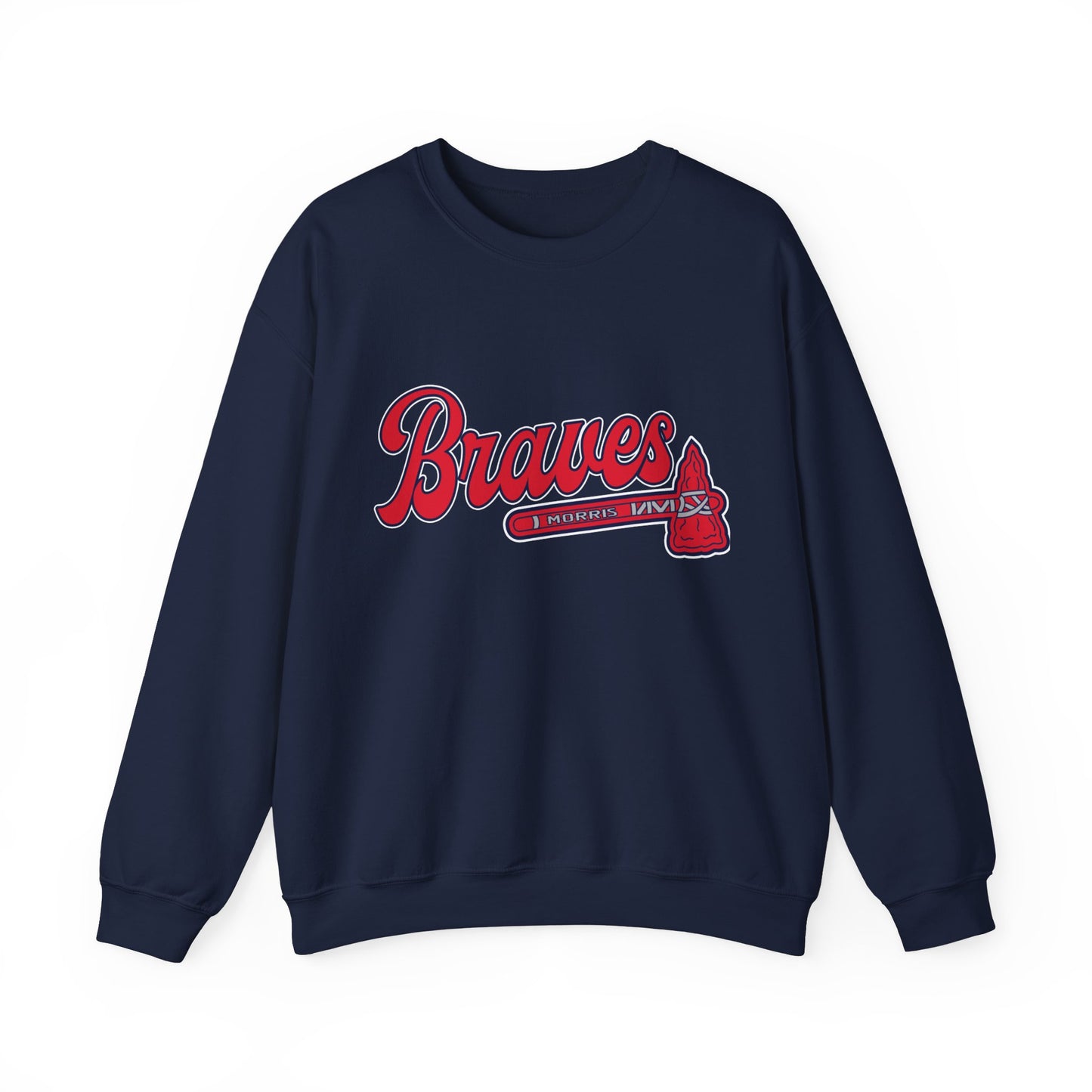 Morris Braves Heavy Blend™ Crewneck Sweatshirt