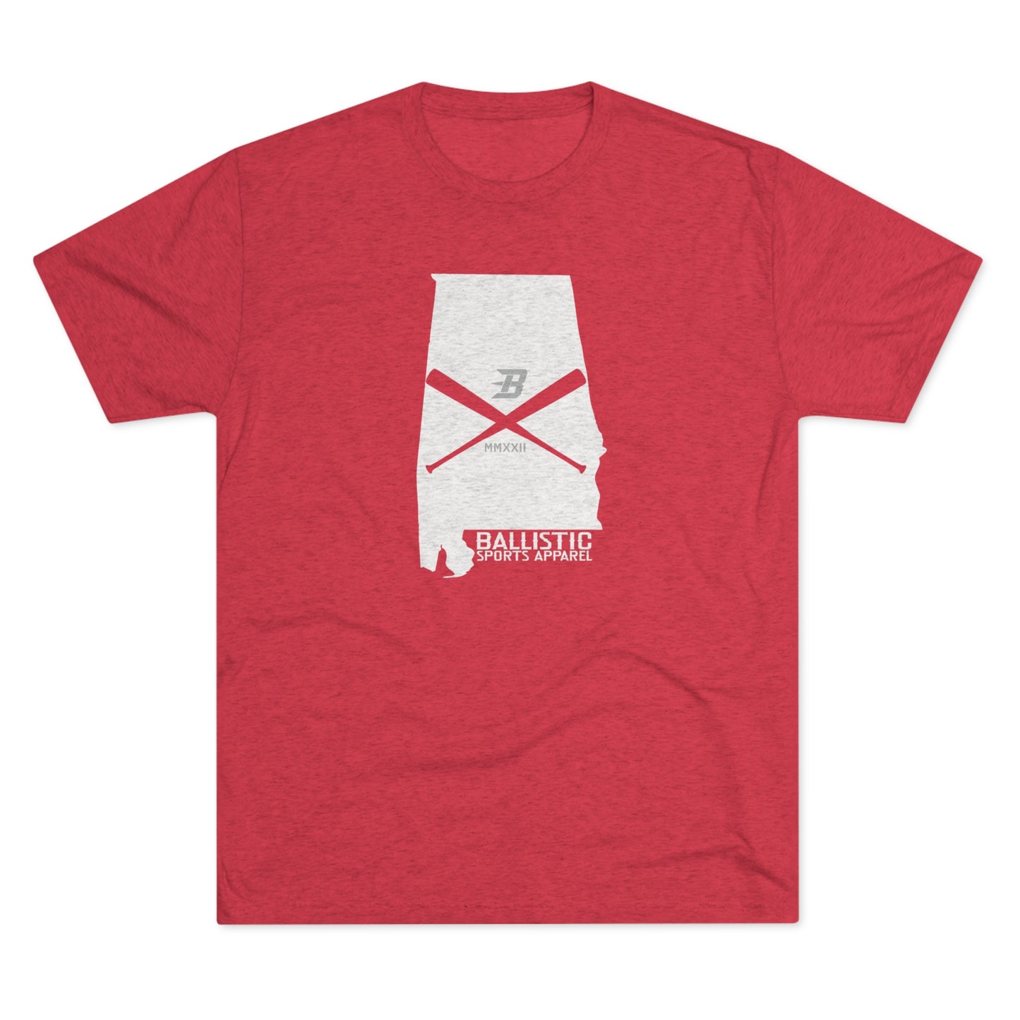 Ballistic Alabama Baseball Tri-Blend Crew Tee