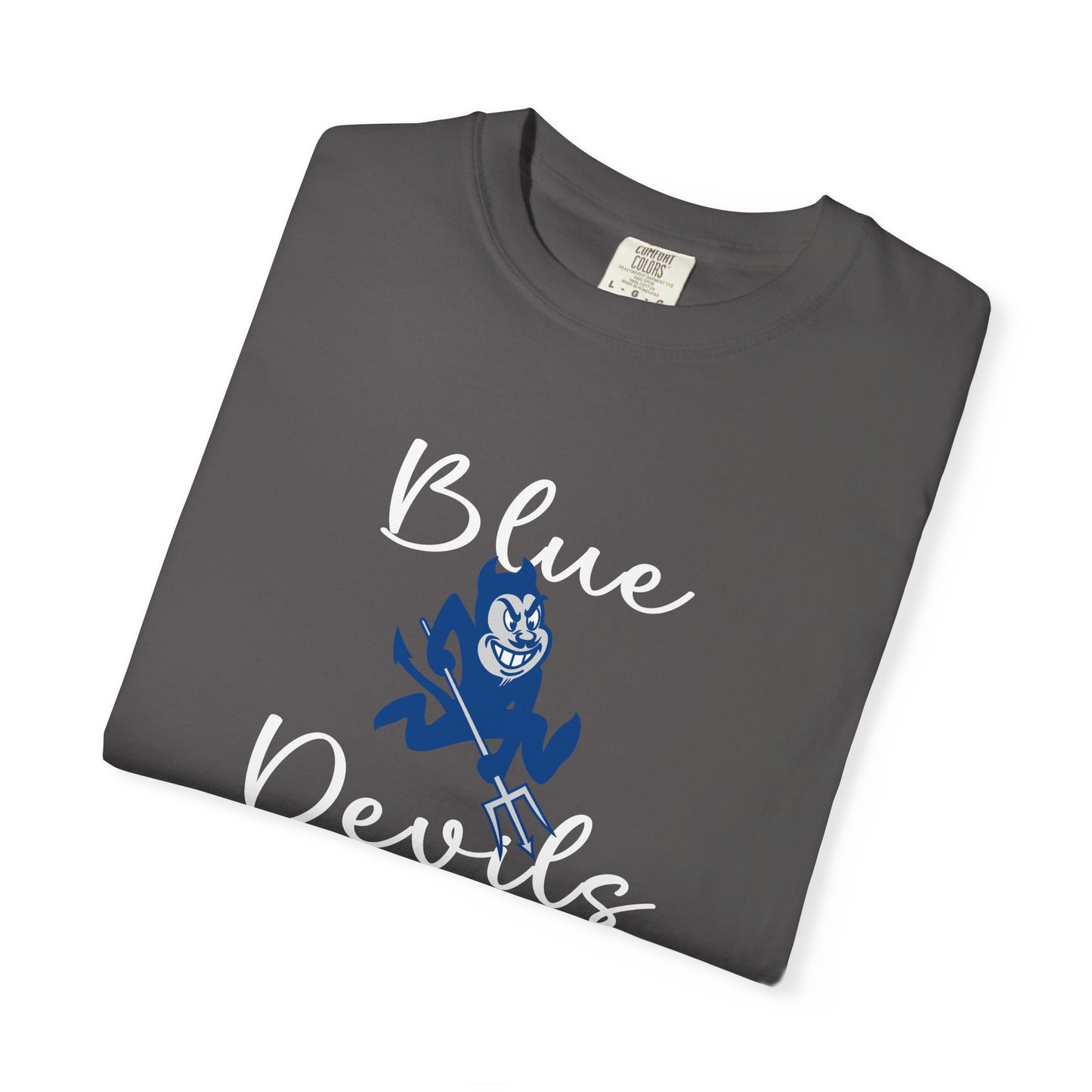 Blue Devils Retro Unisex Garment-Dyed T-Shirt