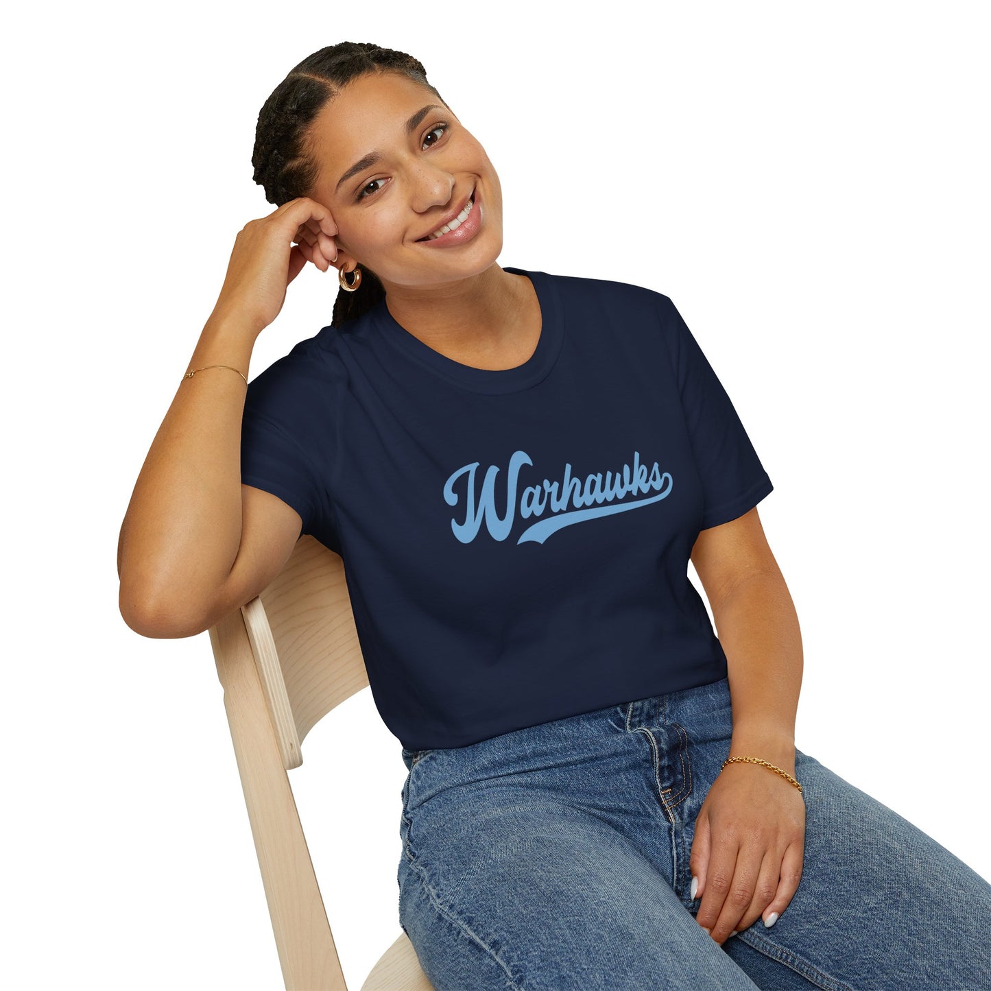 VB Warhawks Vintage Script - Unisex Softstyle T-Shirt