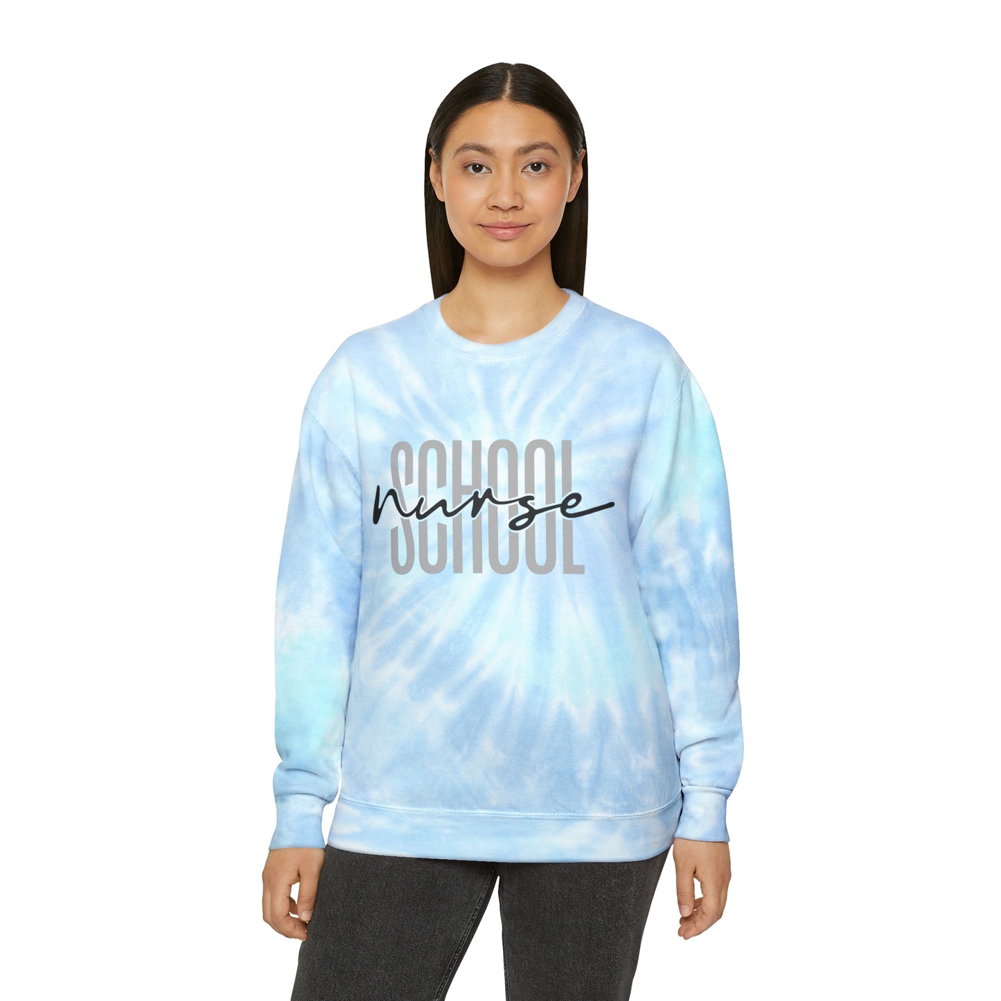 School Nurse Tie-Dye Sweatshirt