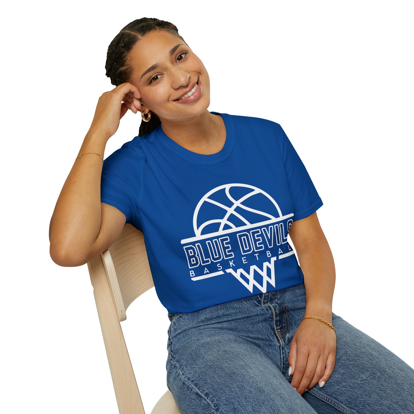 Blue Devils Basketball Unisex Softstyle T-Shirt