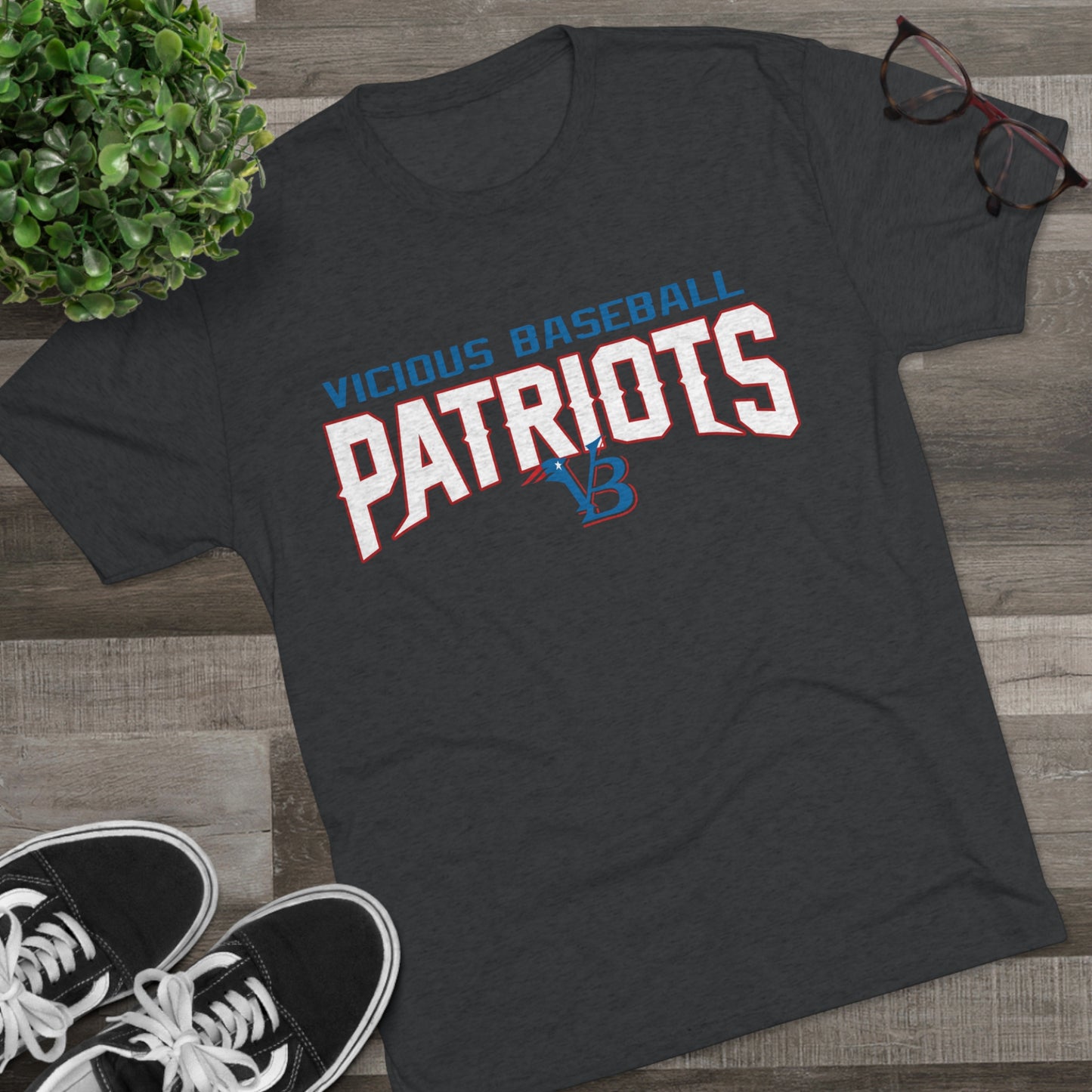 VB Patriots Tri-Blend Crew Tee