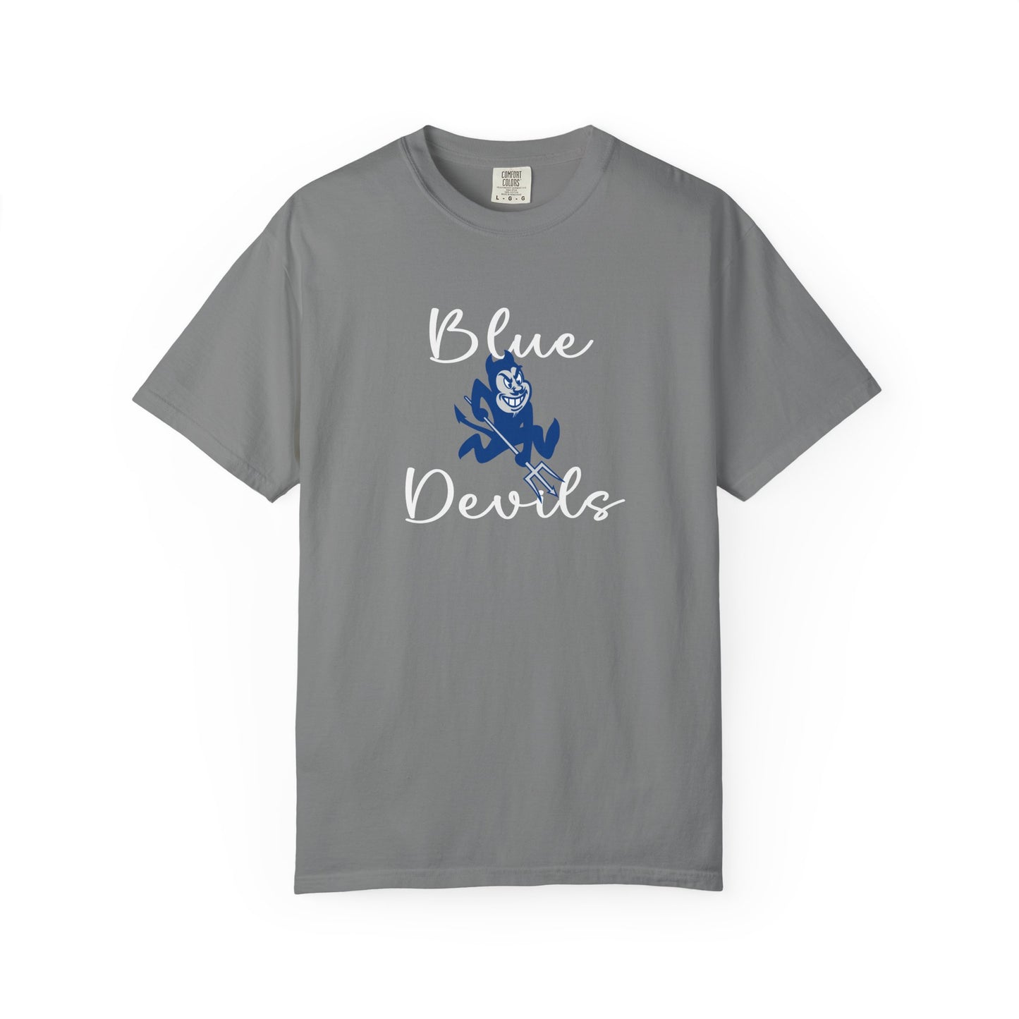 Blue Devils Retro Unisex Garment-Dyed T-Shirt