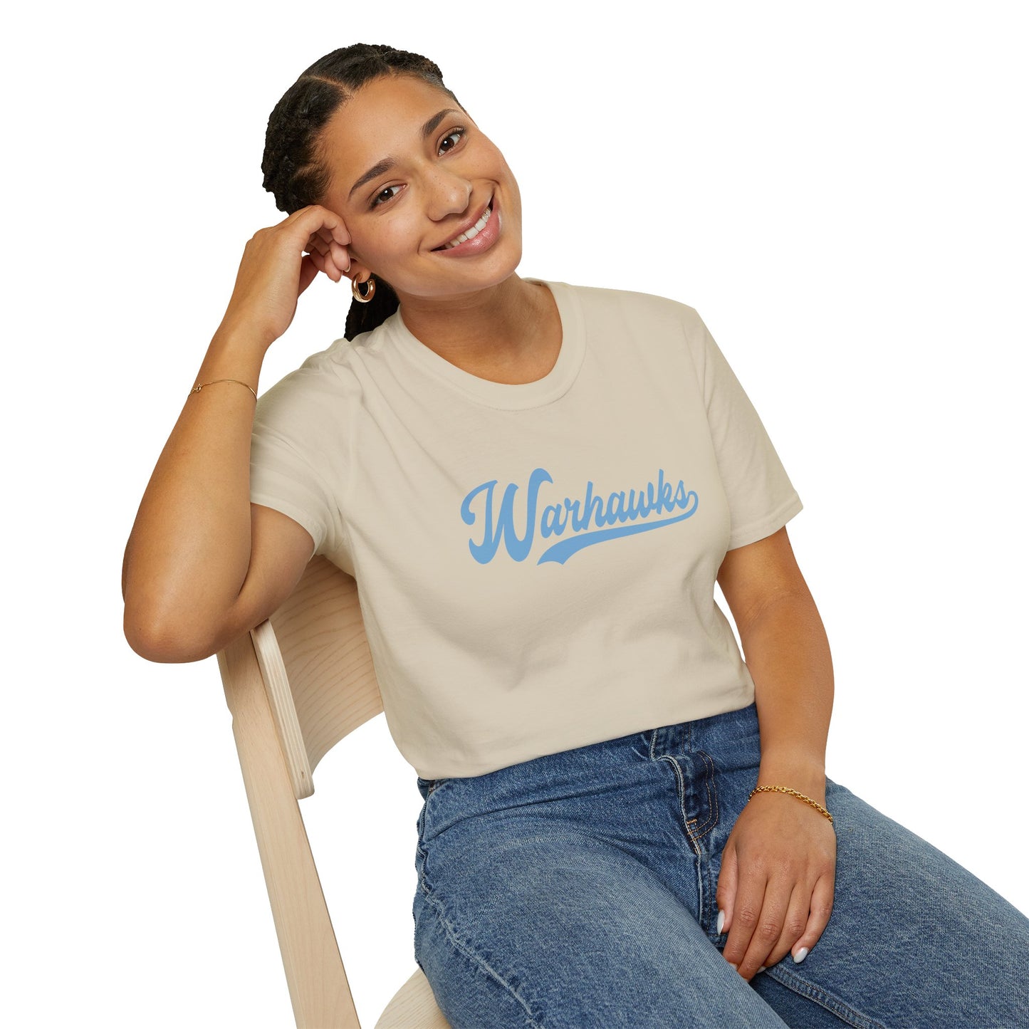 VB Warhawks Vintage Script - Unisex Softstyle T-Shirt