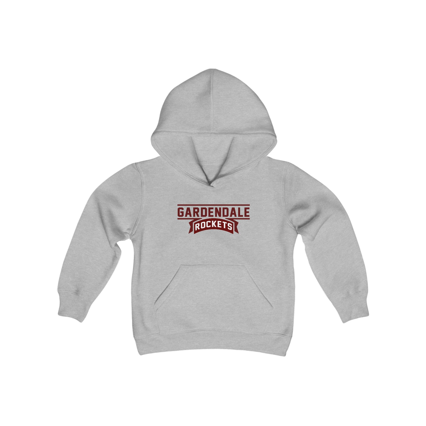 Gardendale Rockets Vintage Youth Heavy Blend Hooded Sweatshirt