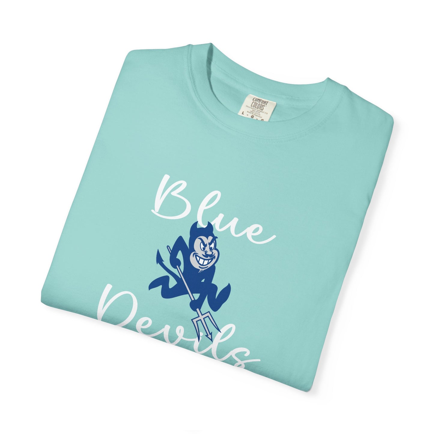 Blue Devils Retro Unisex Garment-Dyed T-Shirt