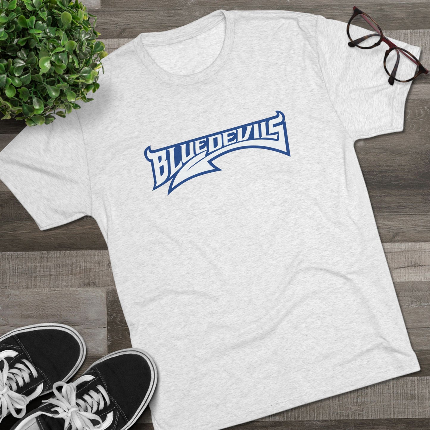 Blue Devils Unisex Tri-Blend Crew Tee