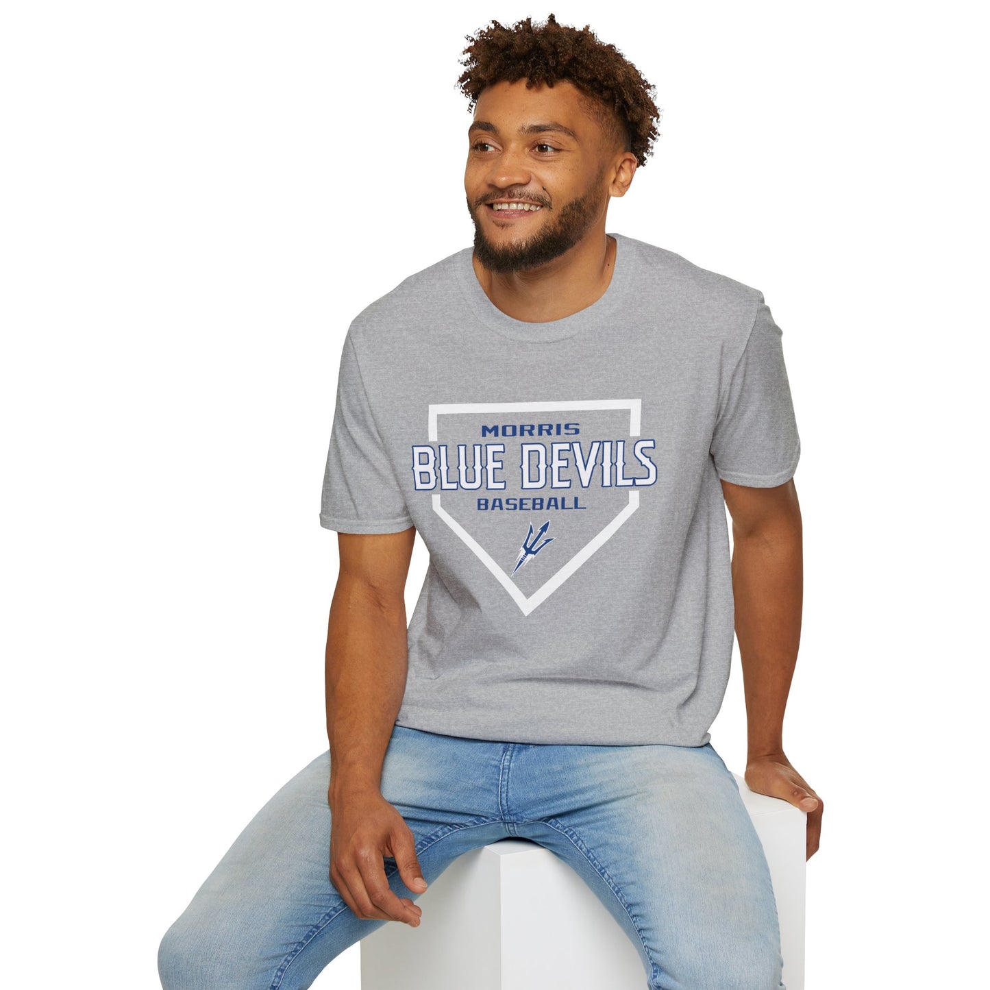 Morris Baseball Plate Softstyle T-Shirt