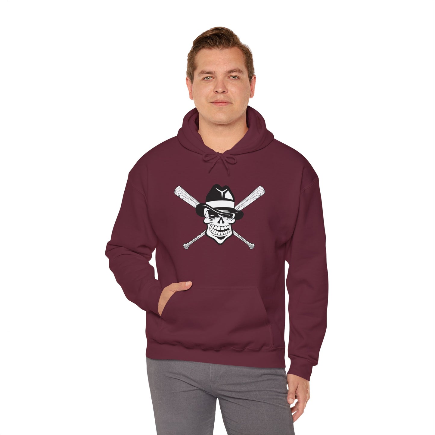 Mafia Skull Heavy Blend™ Hooded Sweatshirt