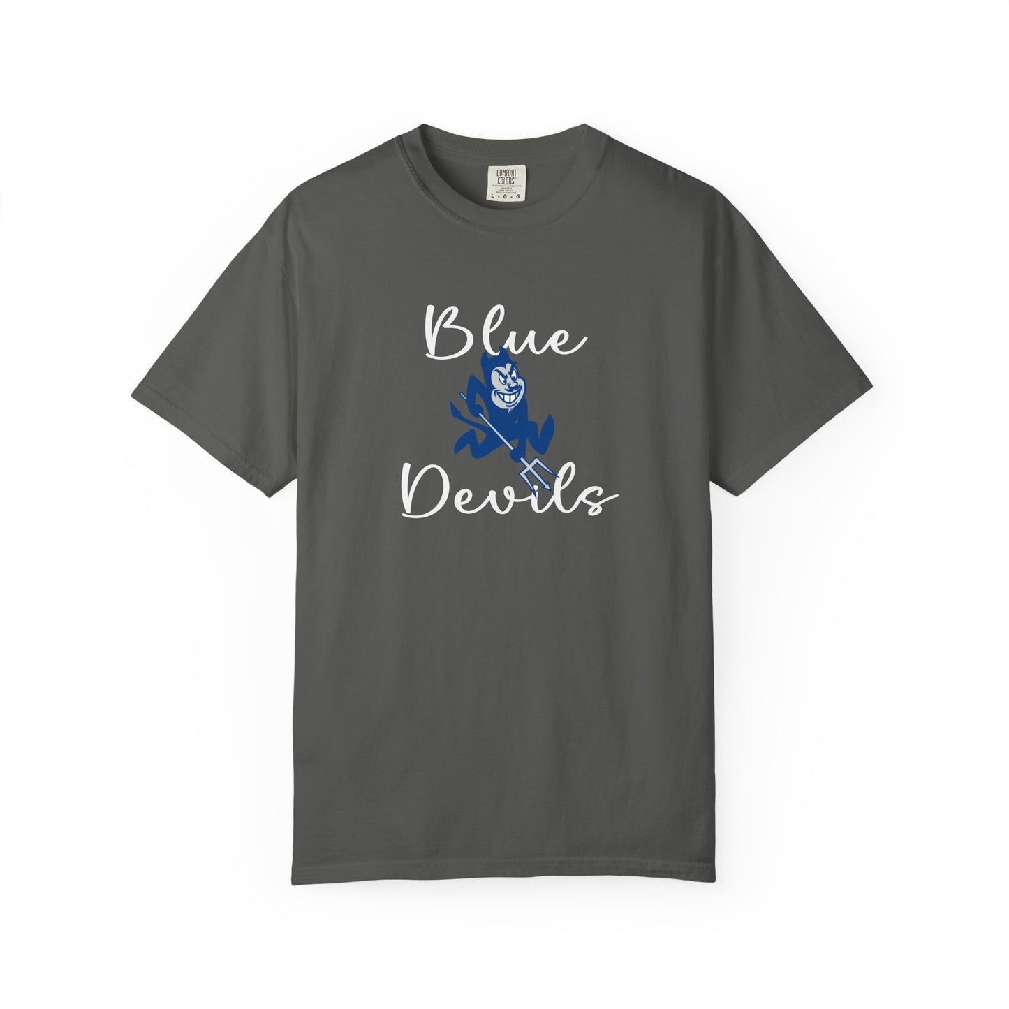 Blue Devils Retro Unisex Garment-Dyed T-Shirt