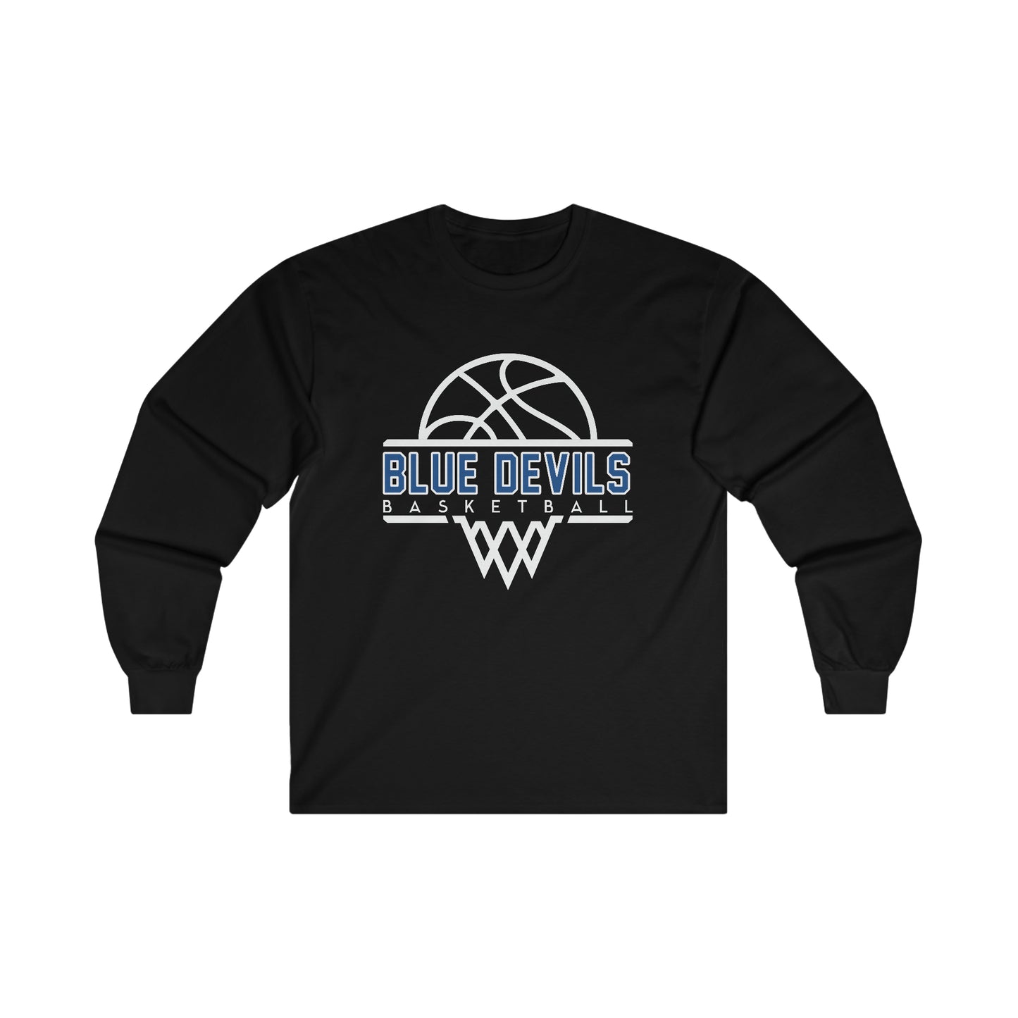 Blue Devils Basketball Ultra Cotton Long Sleeve Tee