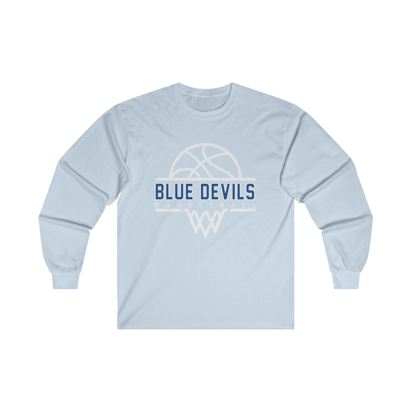 Blue Devils Basketball Ultra Cotton Long Sleeve Tee