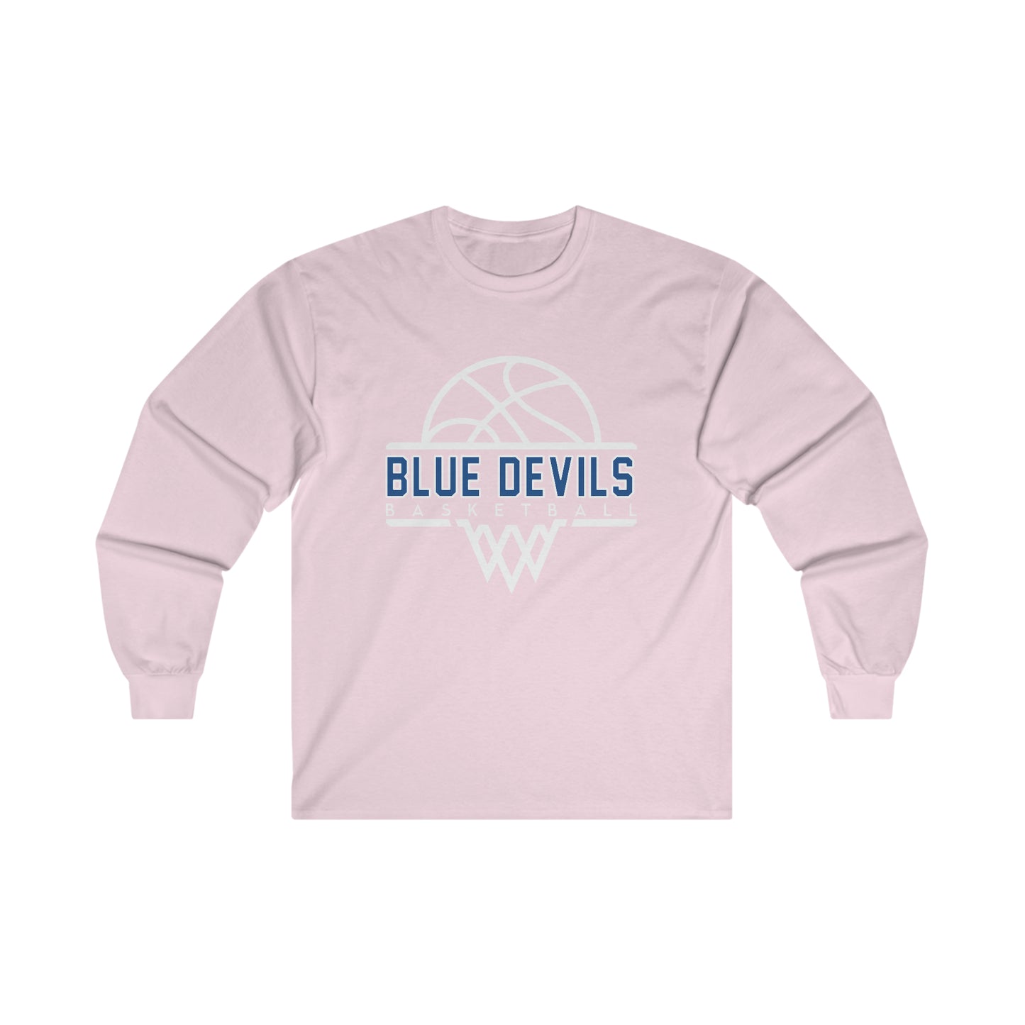 Blue Devils Basketball Ultra Cotton Long Sleeve Tee