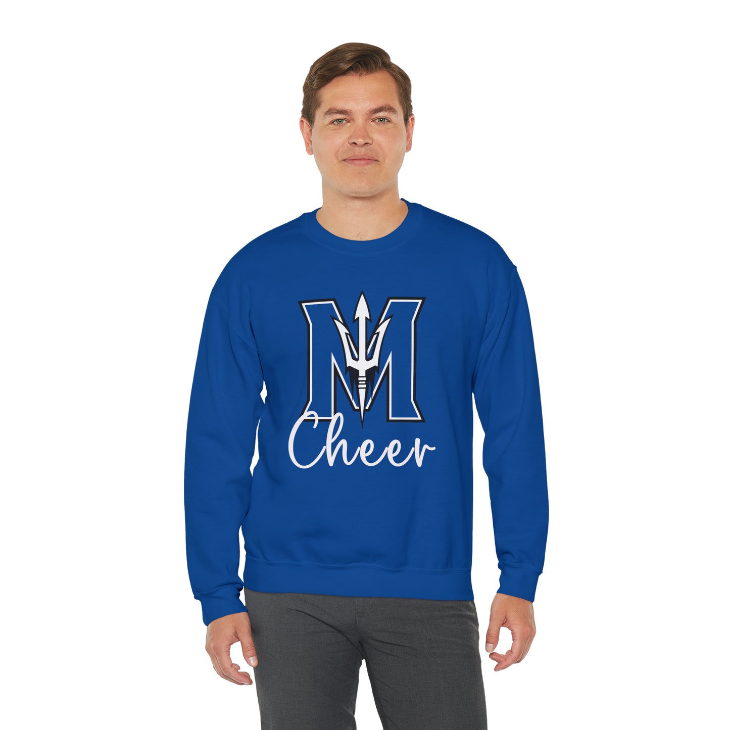 Morris Cheer Royal Unisex Heavy Blend™ Crewneck Sweatshirt