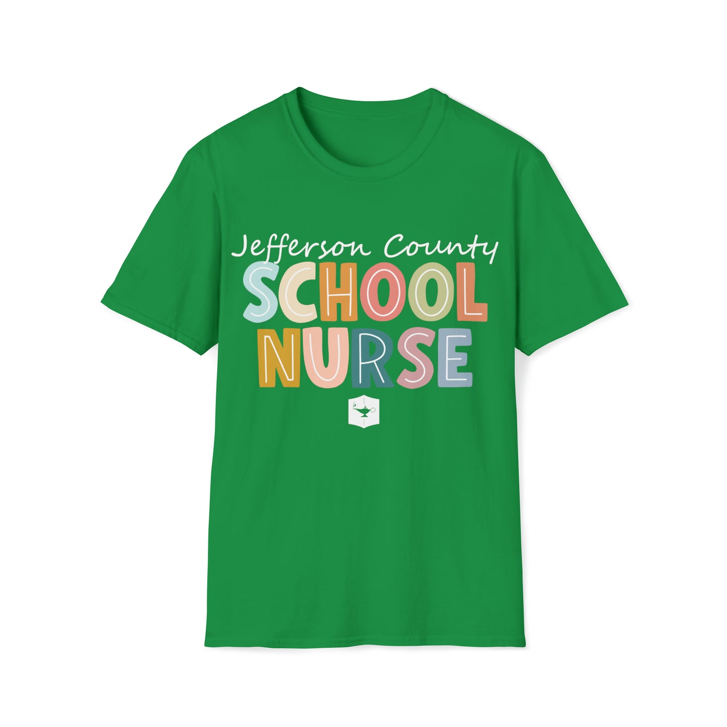 JeffCoEd Nurse Alt Colorful Softstyle T-Shirt