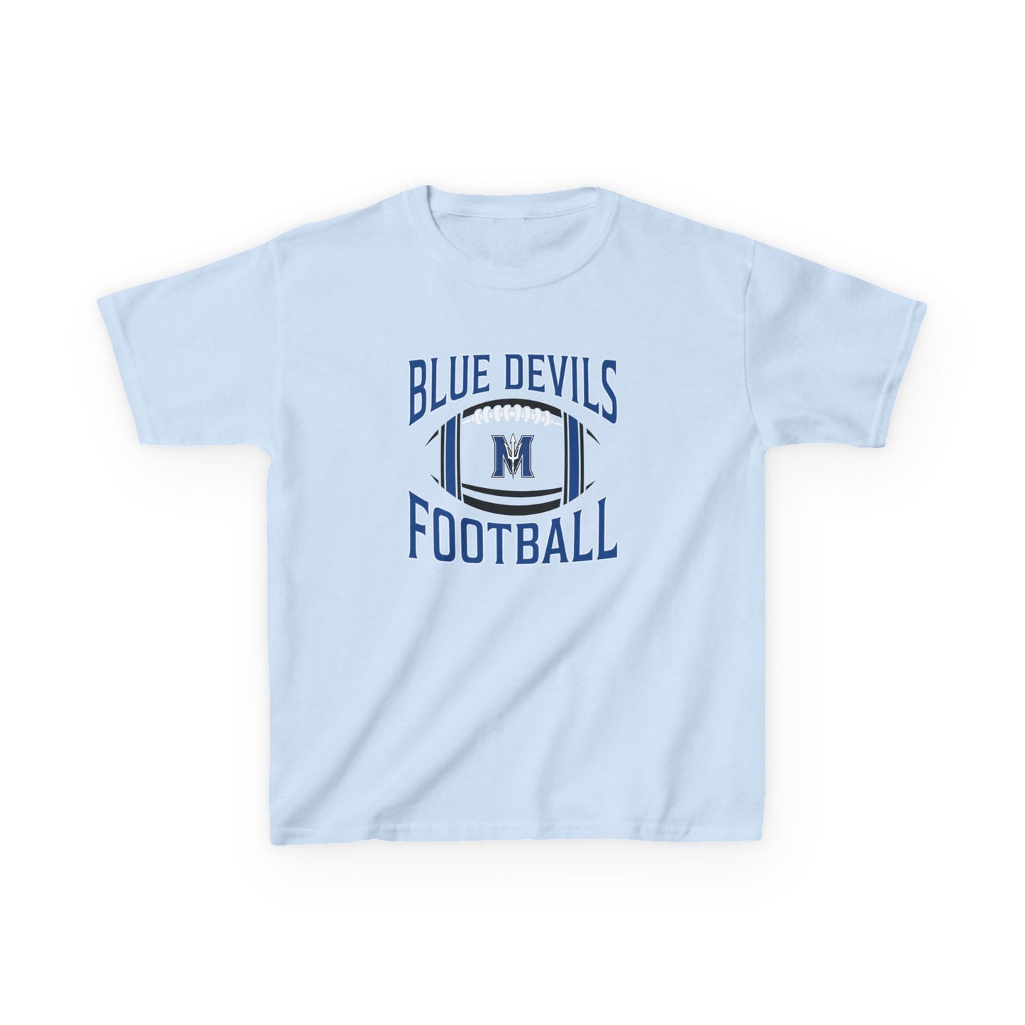 Kids Blue Devils Football Tee