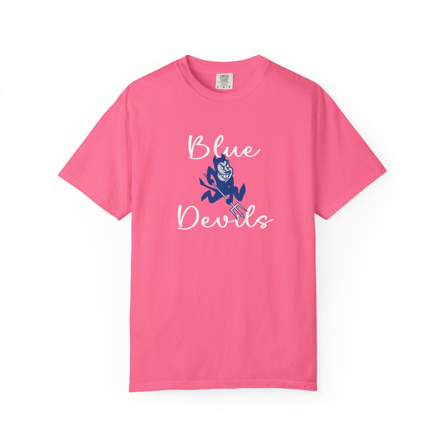 Blue Devils Retro Unisex Garment-Dyed T-Shirt
