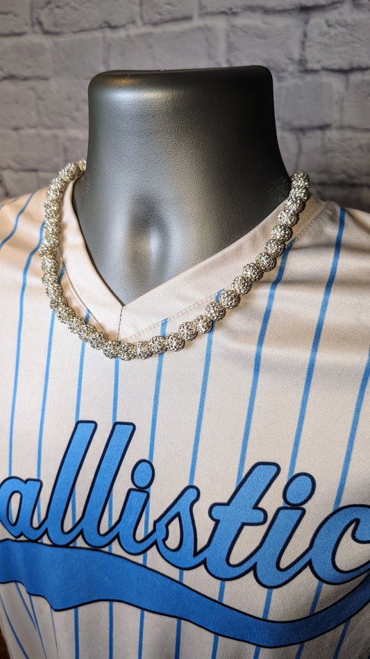 Frosty Bling Bead Necklace