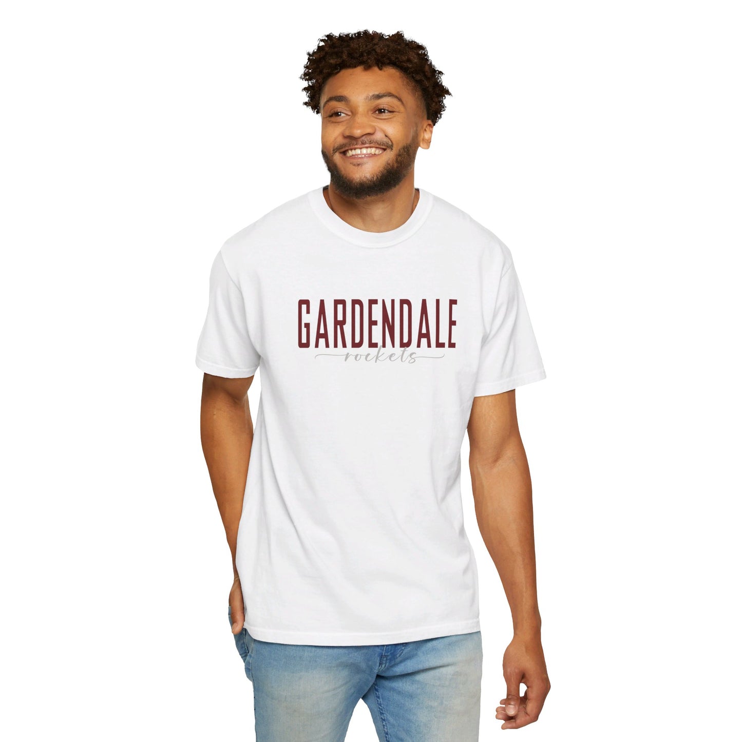 Gardendale Rockets Unisex Garment-Dyed T-shirt