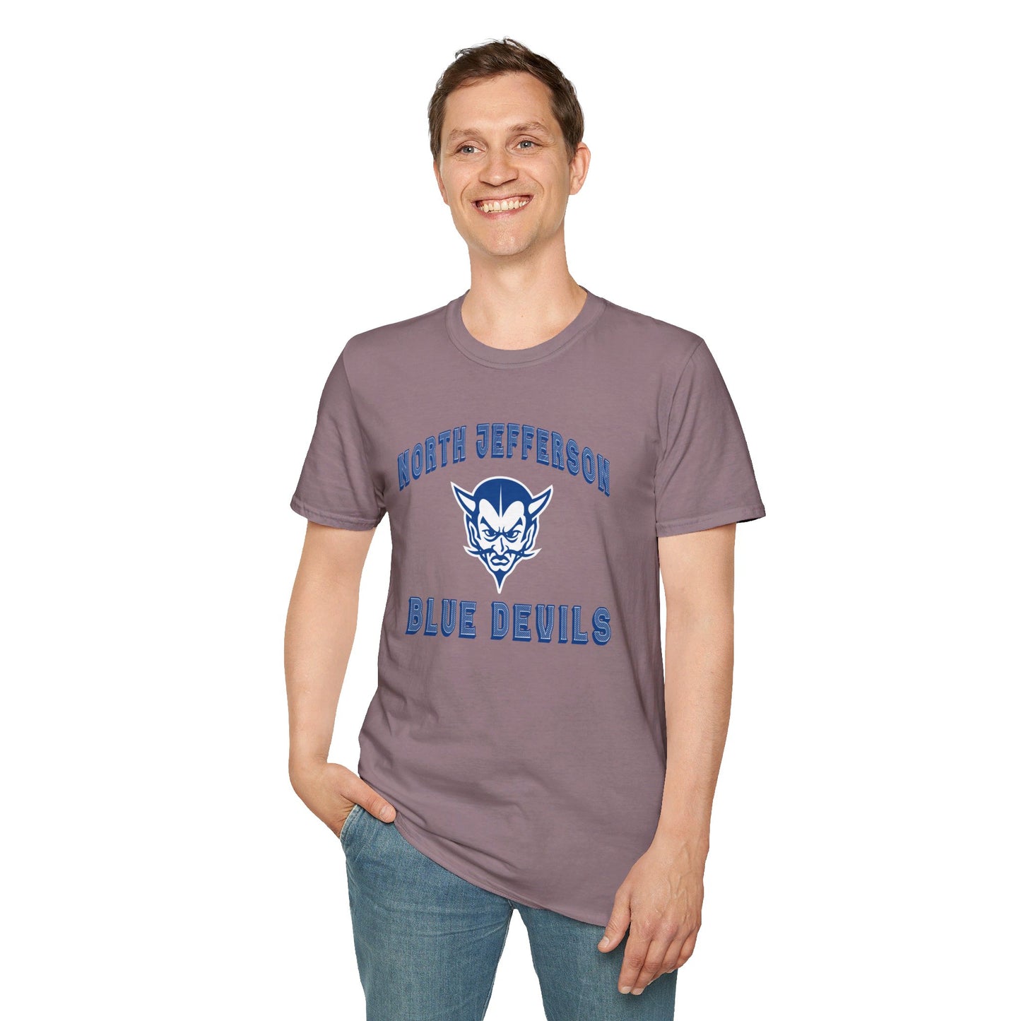 NJ Blue Devils Vintage Softstyle T-Shirt