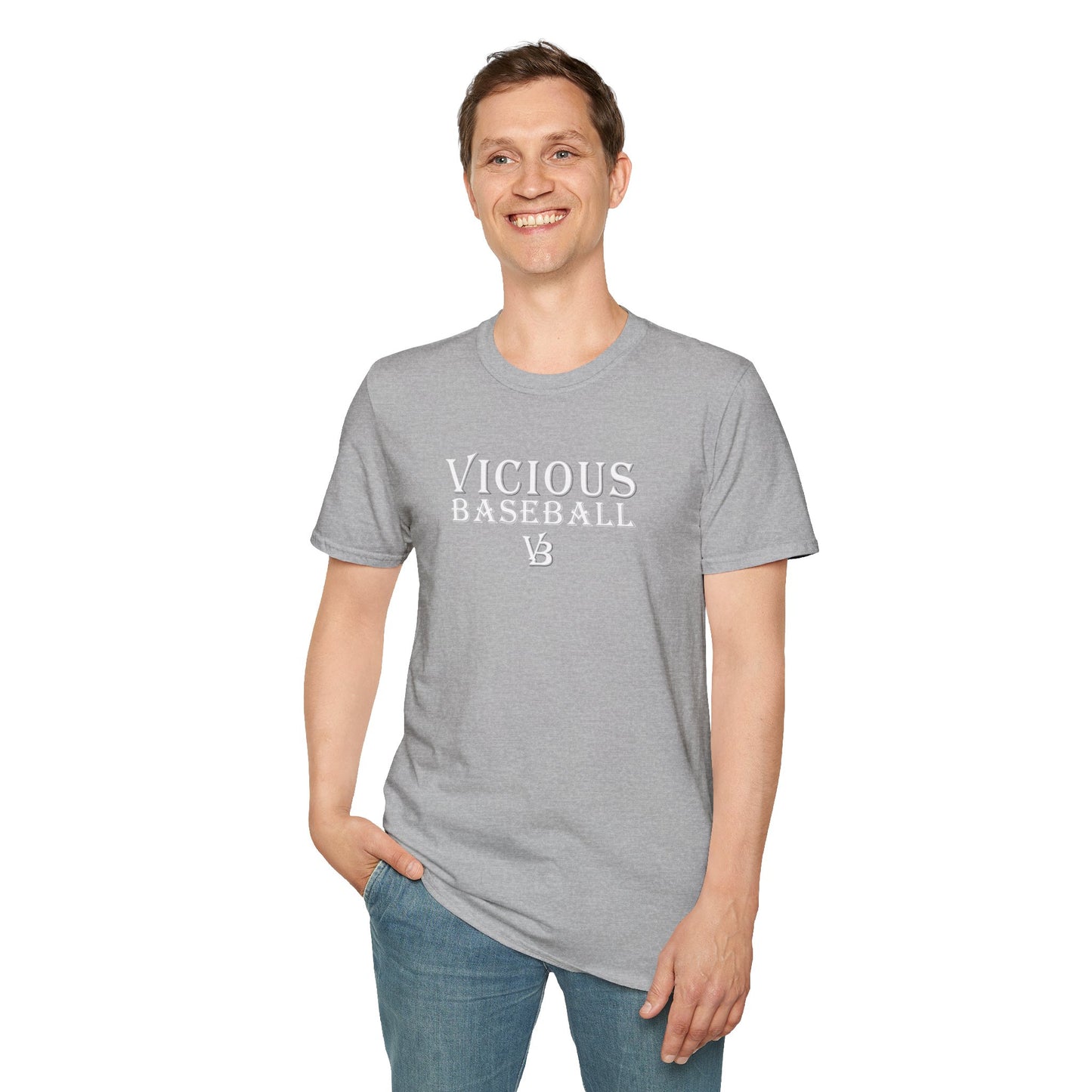 Vicious Baseball Unisex Softstyle T-Shirt