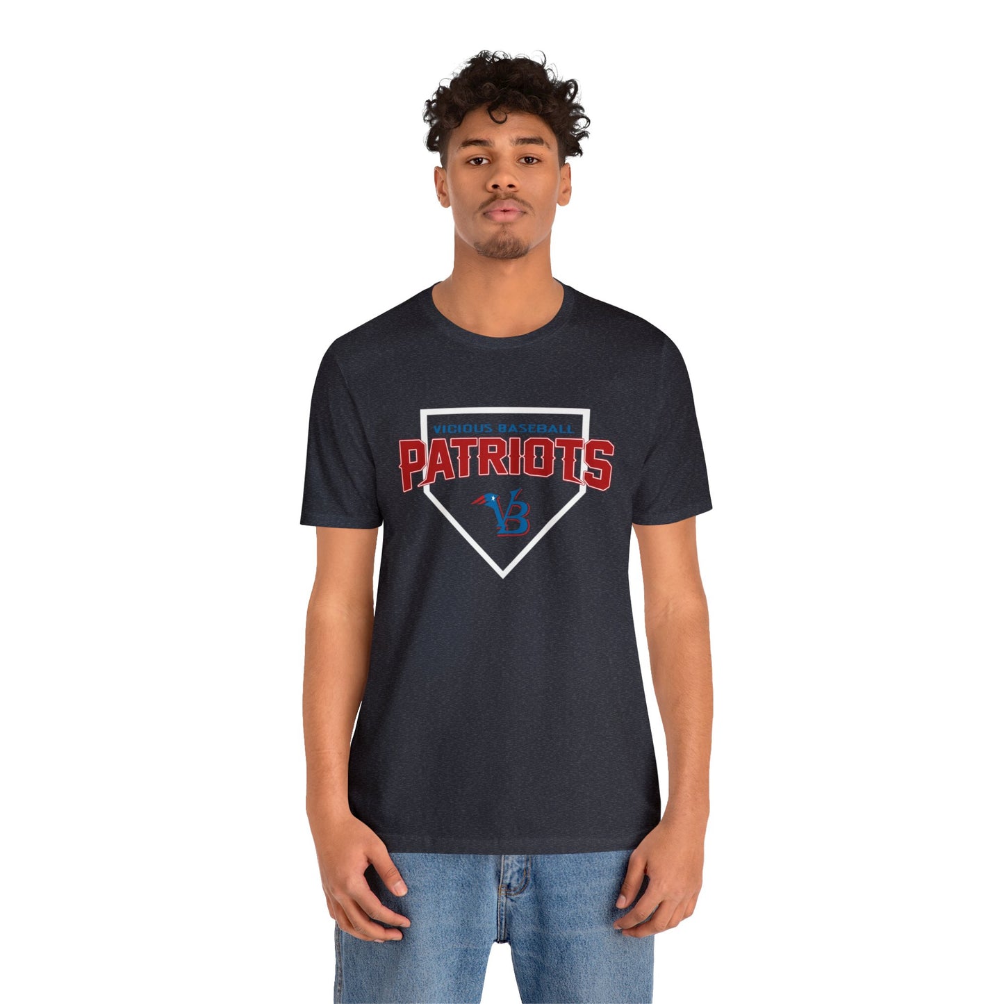 VB Patriots Plate Jersey Short Sleeve Tee