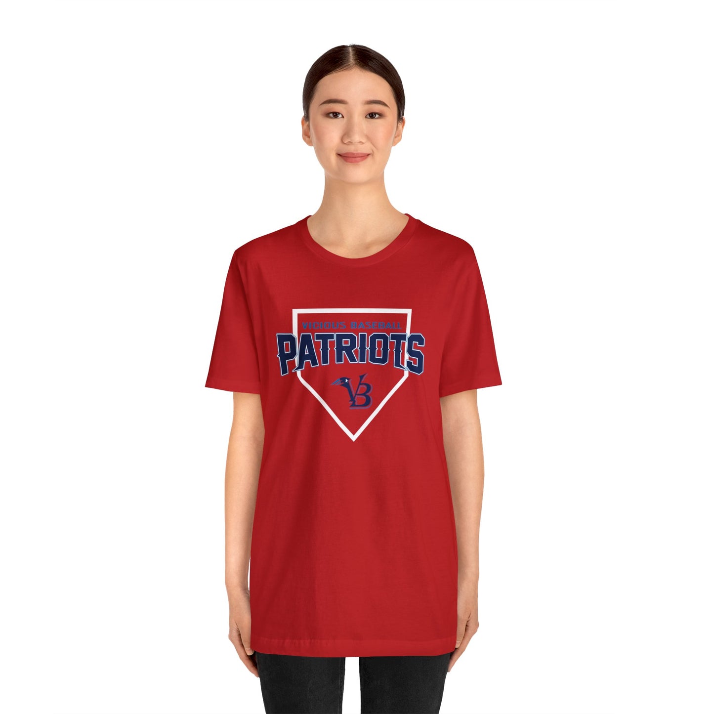 VB Patriots Plate Jersey Short Sleeve Tee