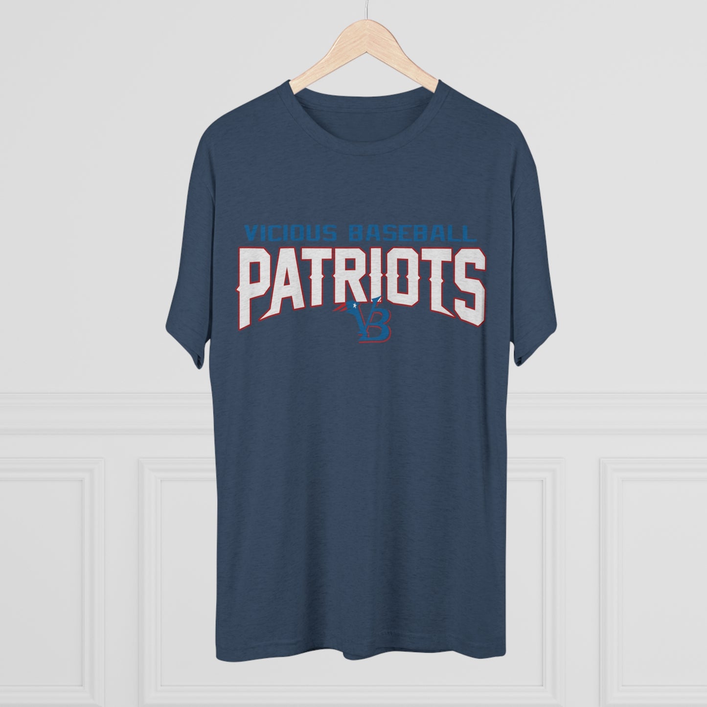 VB Patriots Tri-Blend Crew Tee