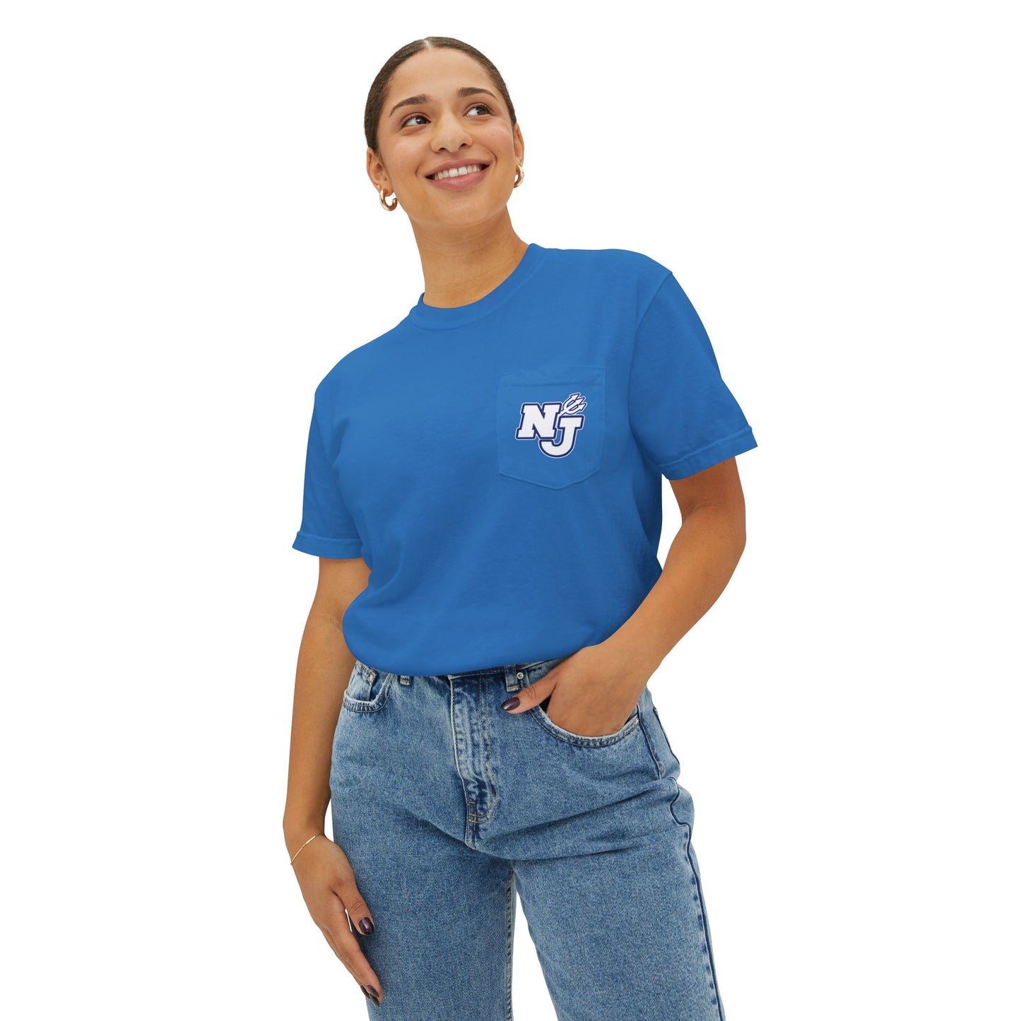 NJ Retro Garment-Dyed Pocket Tee