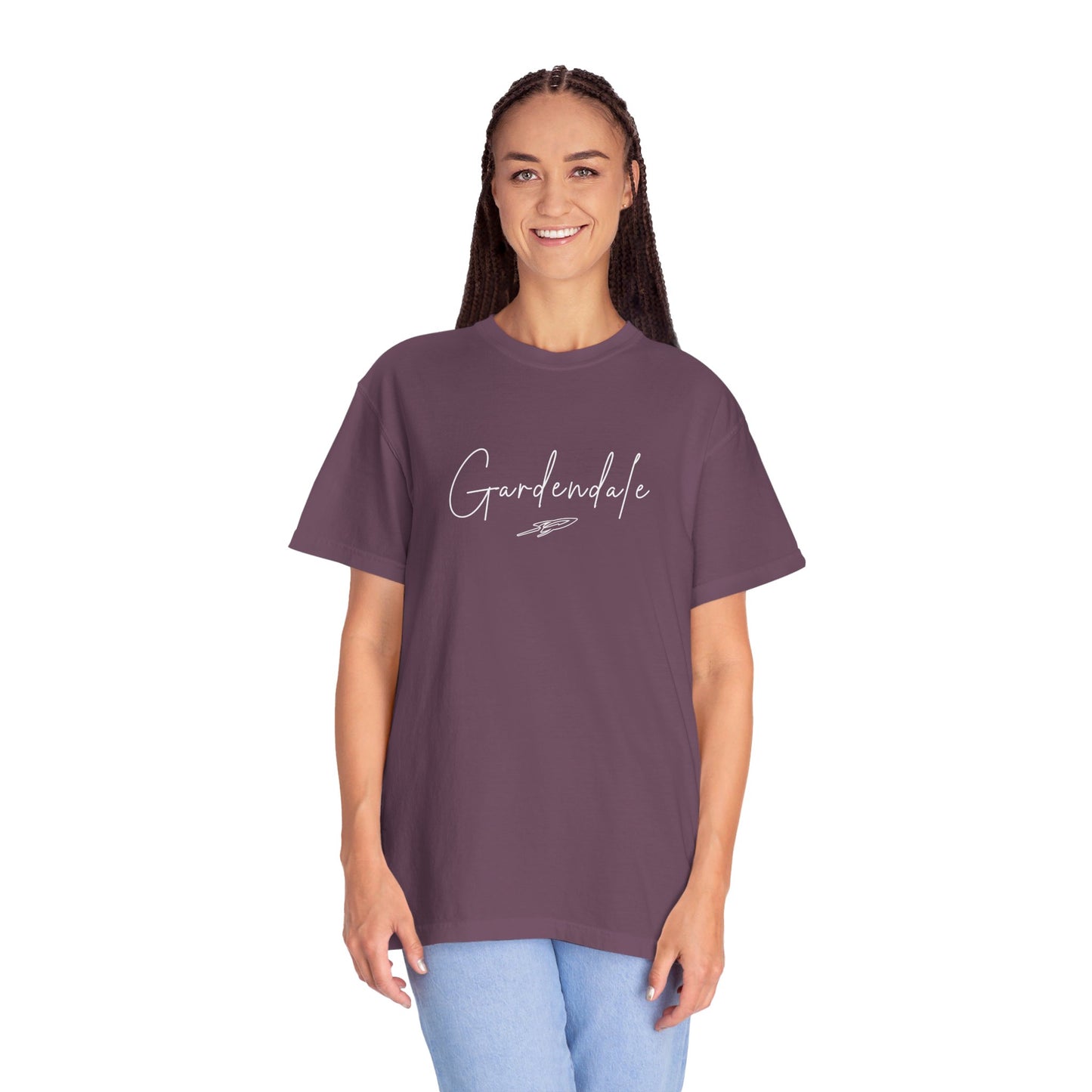 Gardendale Script Unisex Garment-Dyed T-shirt