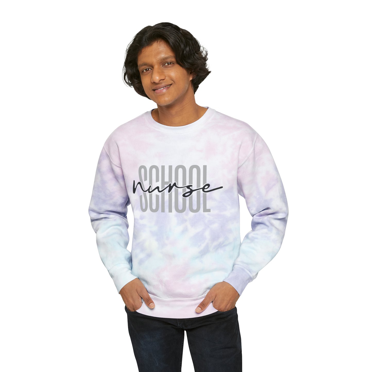 School Nurse Tie-Dye Sweatshirt