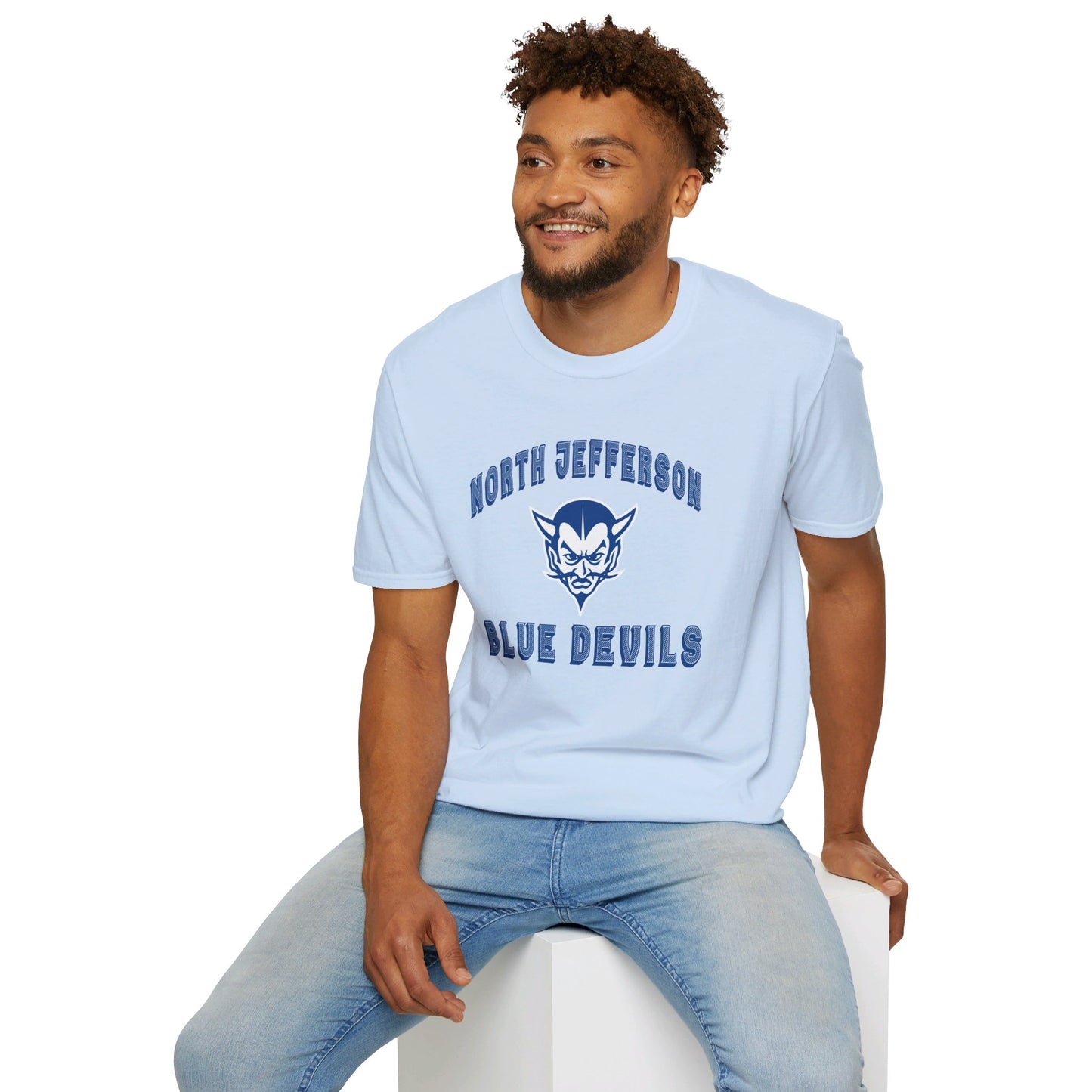 NJ Blue Devils Vintage Softstyle T-Shirt