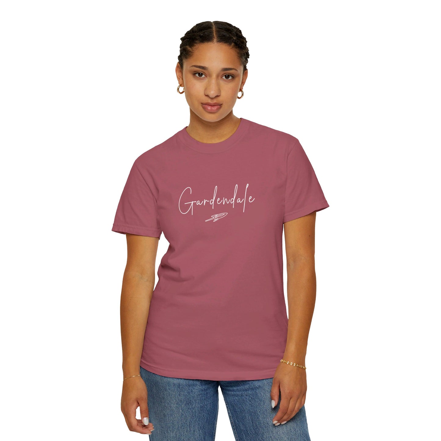 Gardendale Script Unisex Garment-Dyed T-shirt