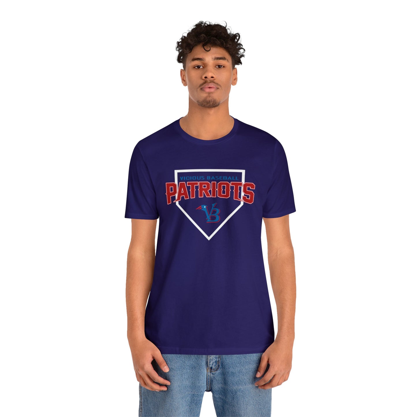 VB Patriots Plate Jersey Short Sleeve Tee