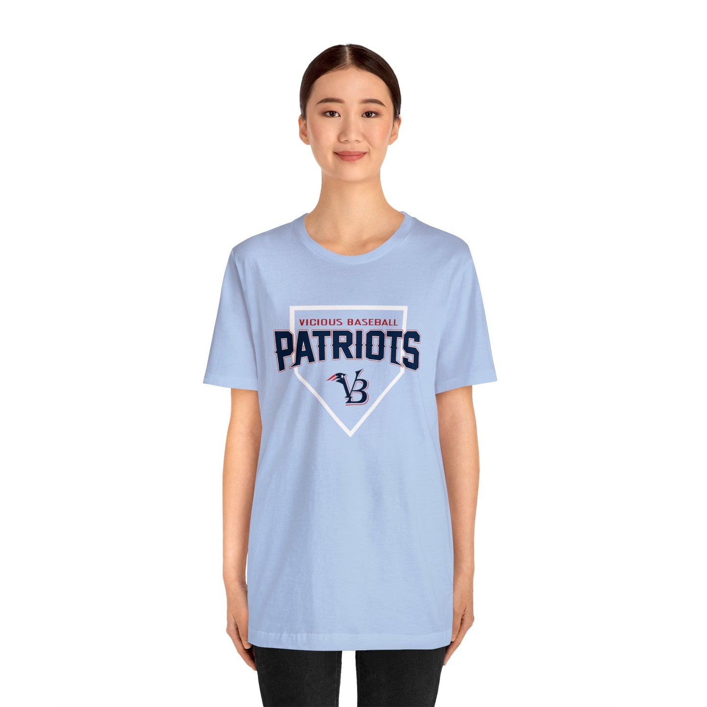 VB Patriots Plate Jersey Short Sleeve Tee